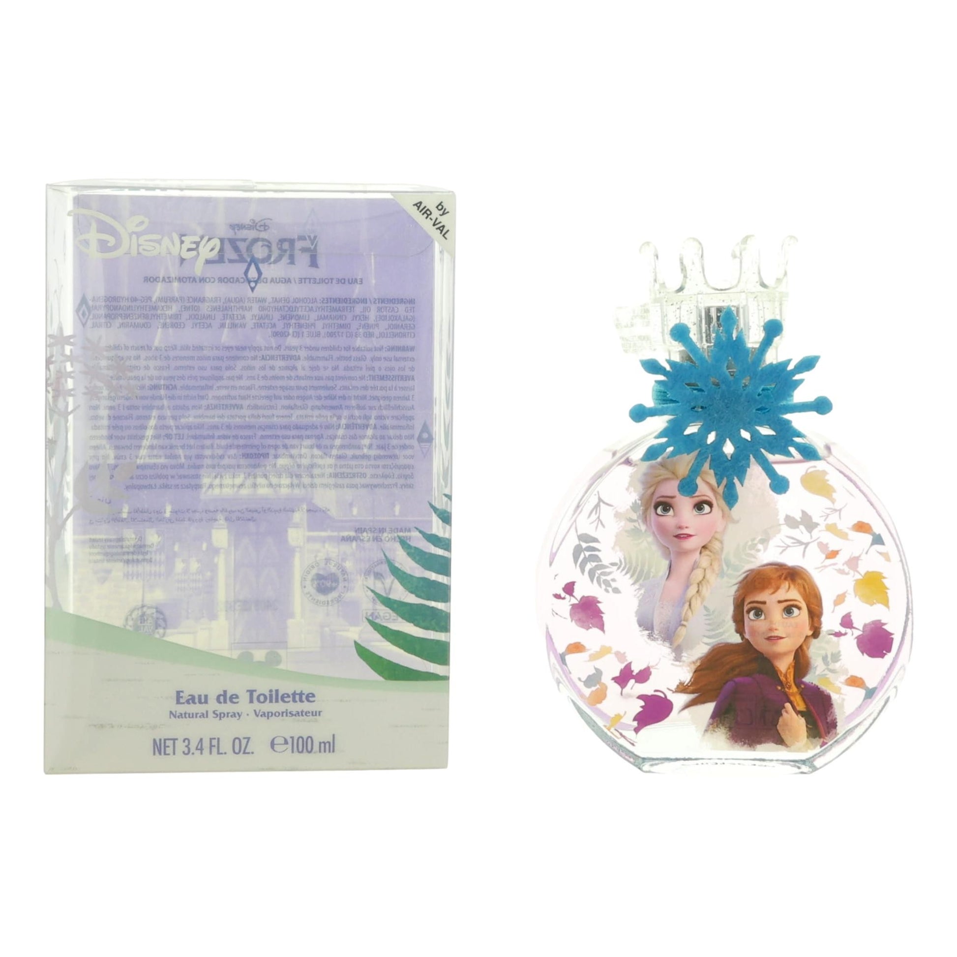 Frozen II by Disney, 3.4 oz EDT Spray for Women with Charm. by Disney