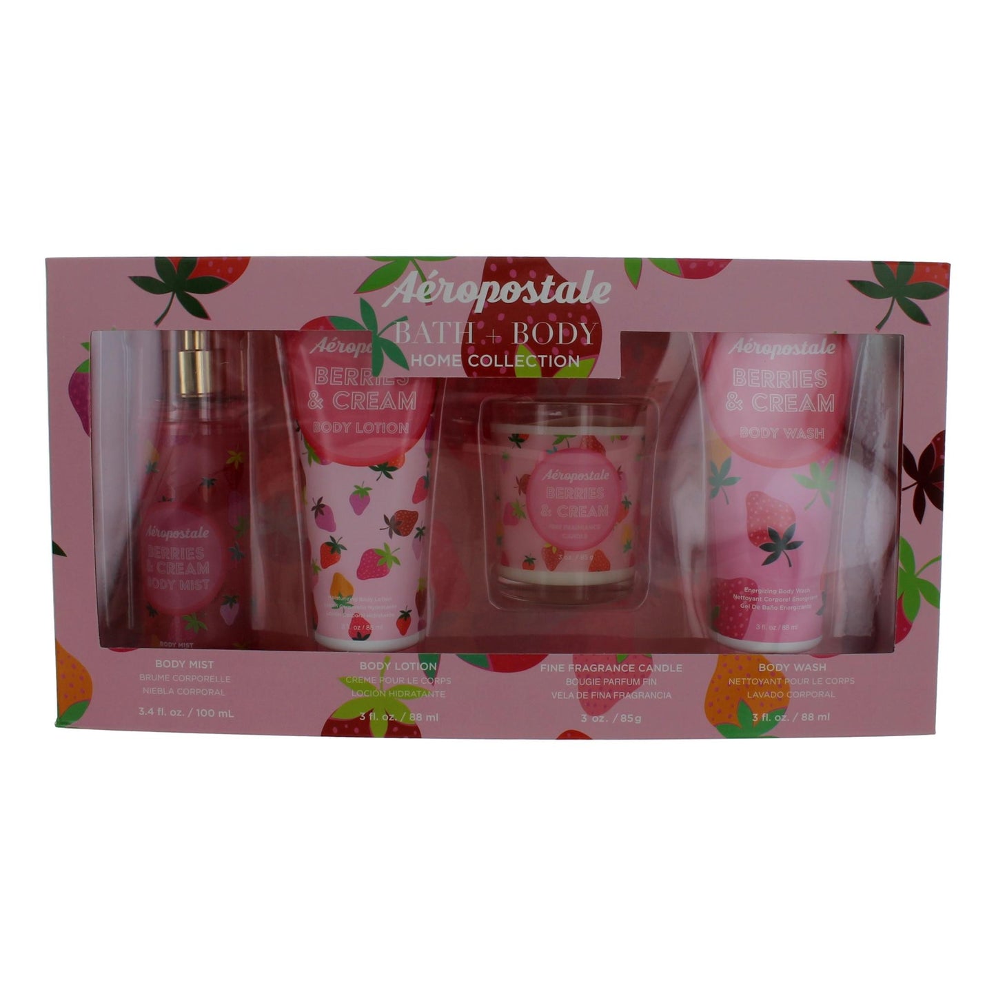 Aeropostale Bath+Body Home Collection by Aeropostale, 4 Piece Gift Set by Aeropostale