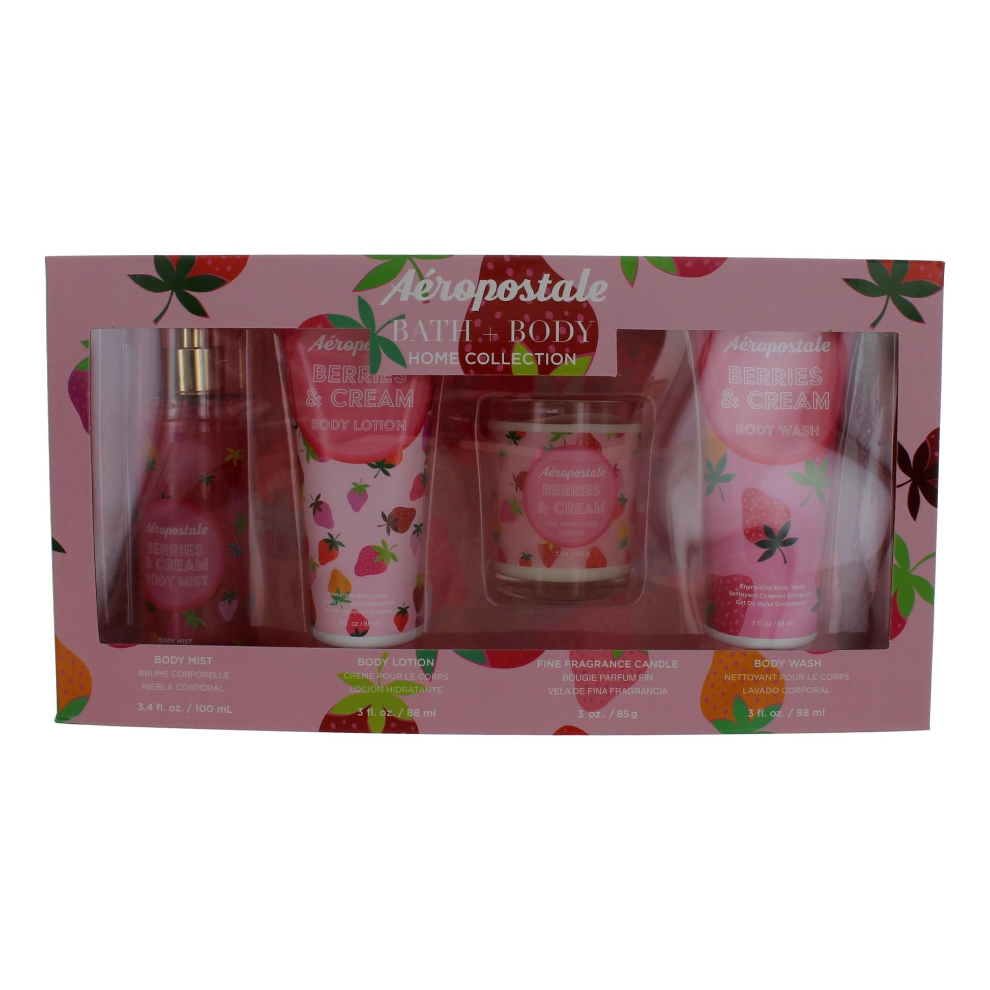 Aeropostale Bath+Body Home Collection by Aeropostale, 4 Piece Gift Set by Aeropostale