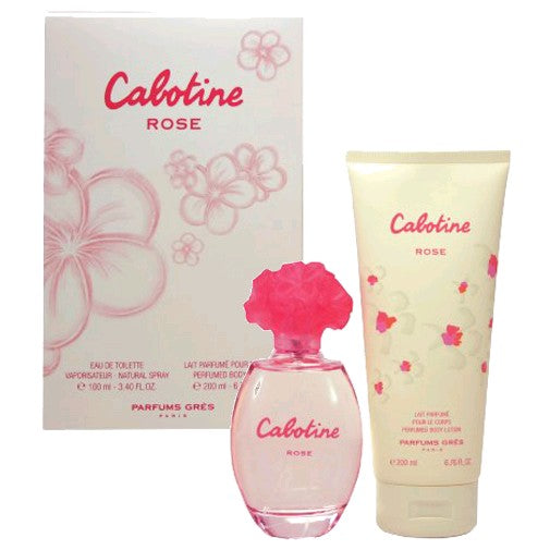 Cabotine Rose by Parfums Gres, 2 Piece Gift Set for Women by Parfums Gres