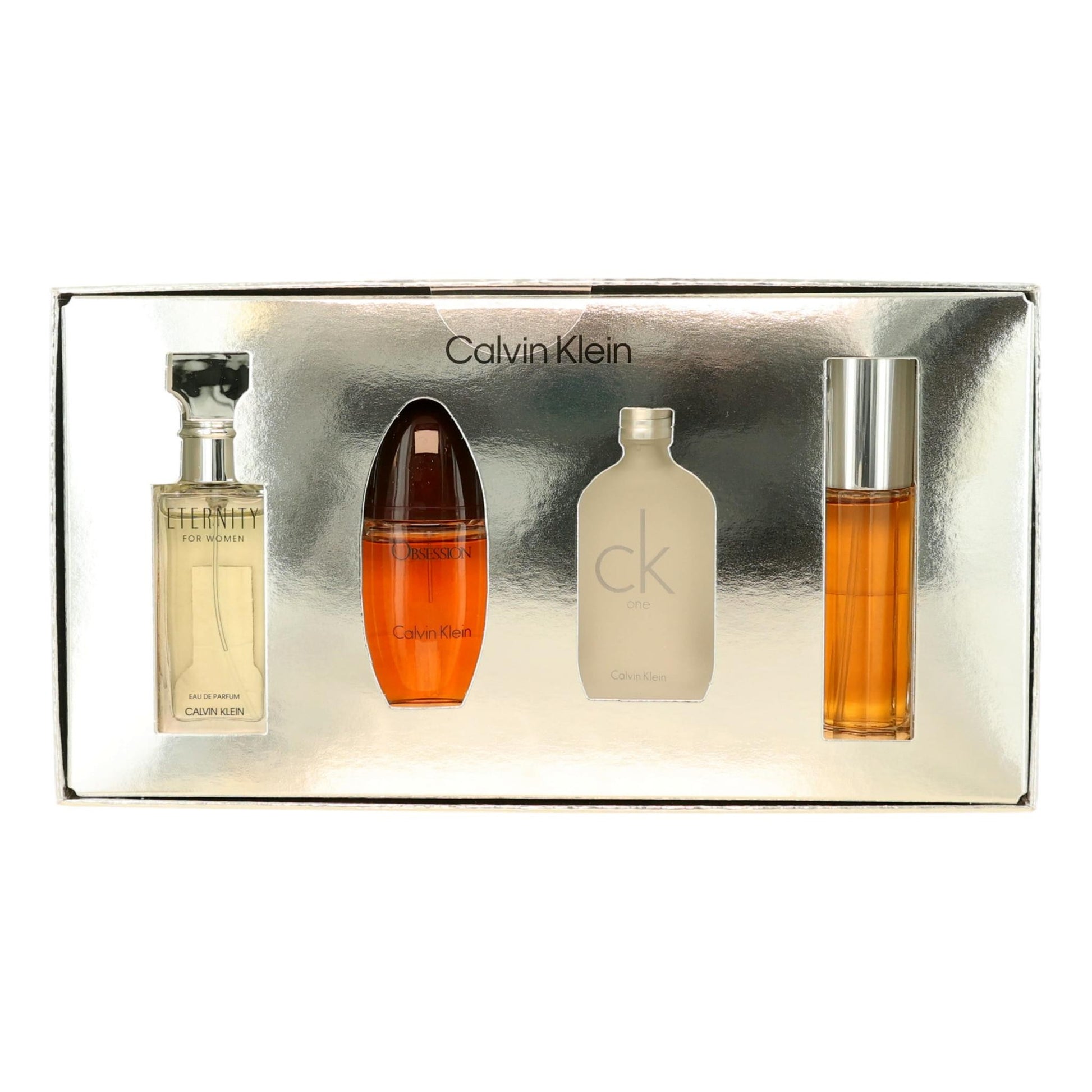 Calvin Klein by Calvin Klein, 4 Piece Mini Variety Set for Women by Calvin Klein