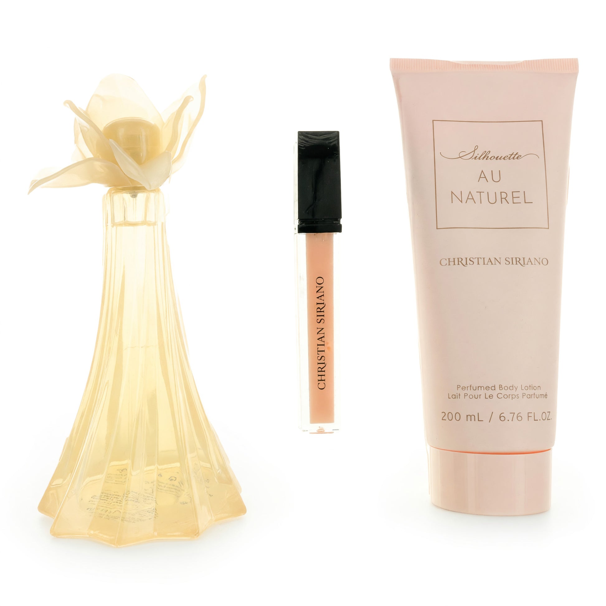 Silhouette Au Naturel by Christian Siriano, 3 Piece Gift Set for Women by Christian Siriano