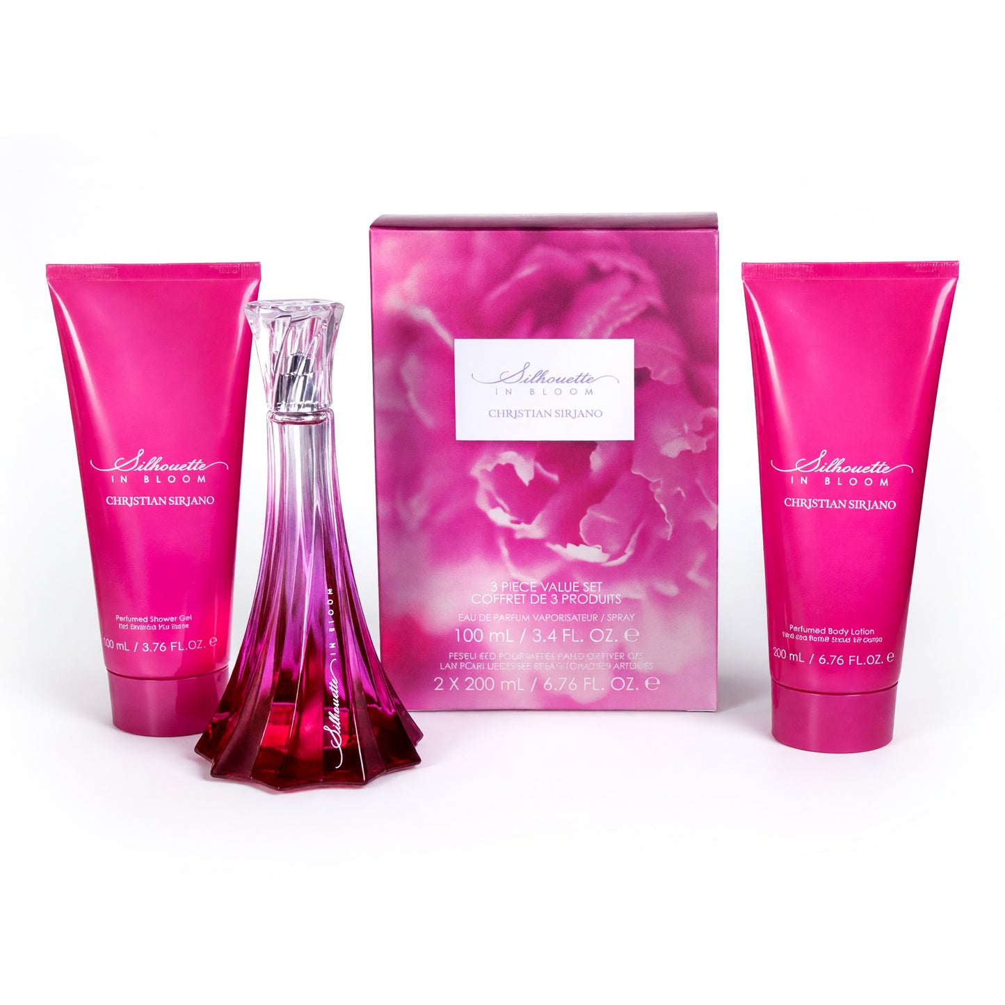 Silhouette In Bloom by Christian Siriano, 3 Piece Gift Set for Women by Christian Siriano