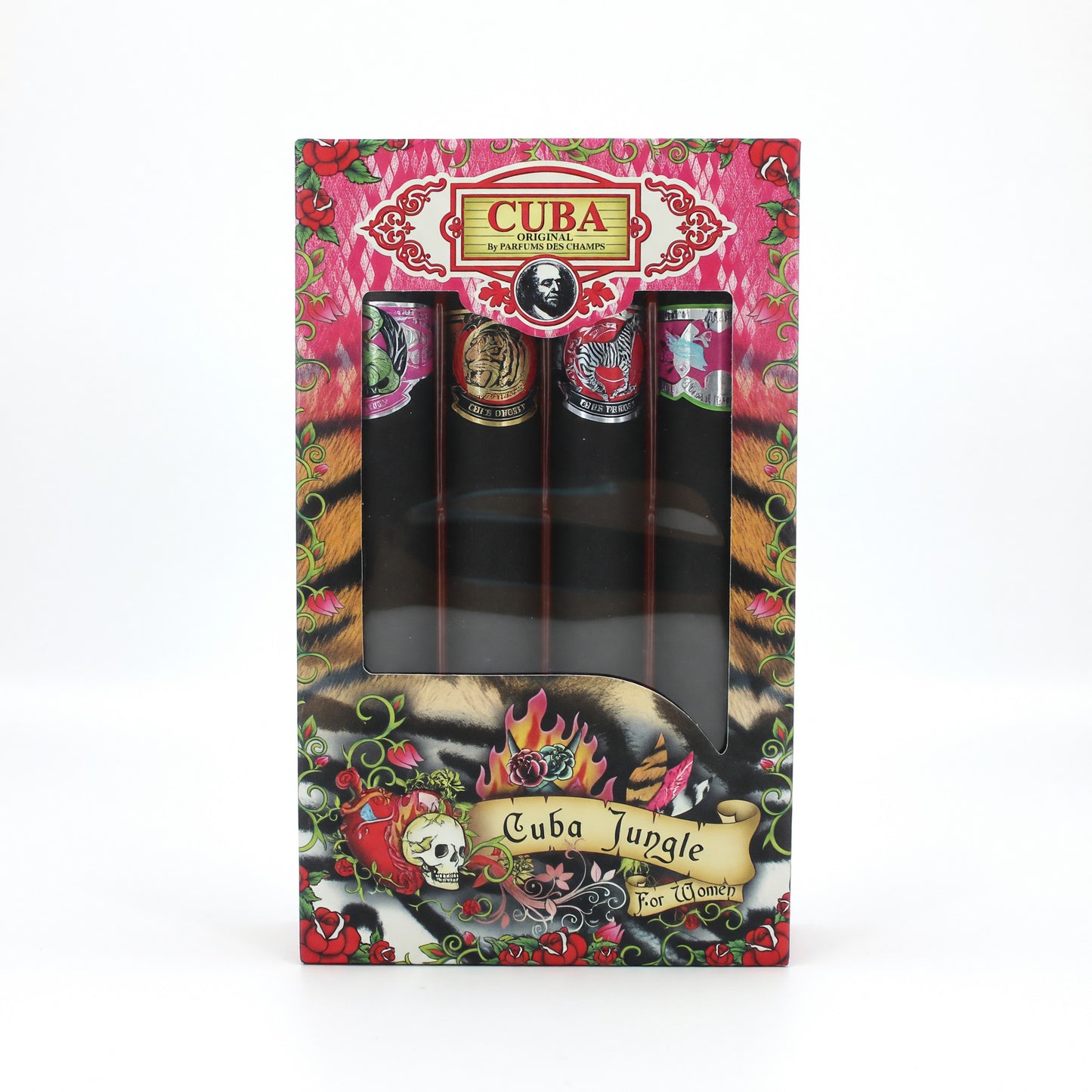 Cuba Original by Cuba, 4 Piece Gift Set for Women (Jungle) by Cuba