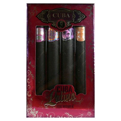 Cuba Latino by Cuba, 4 Piece Gift Set for Women by Cuba