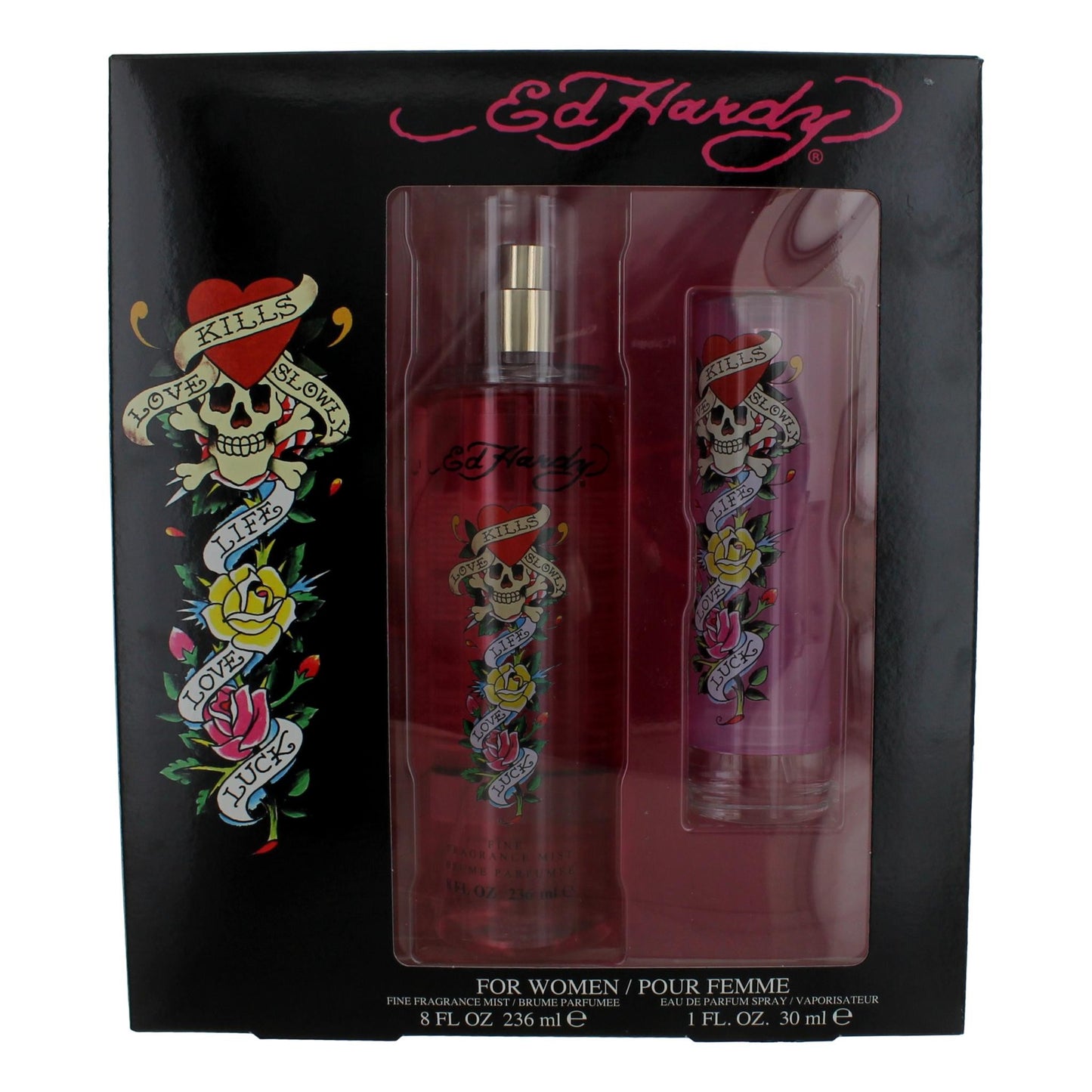 Ed Hardy by Christian Audigier, 2 Piece Gift Set for Women by Christian Audigier