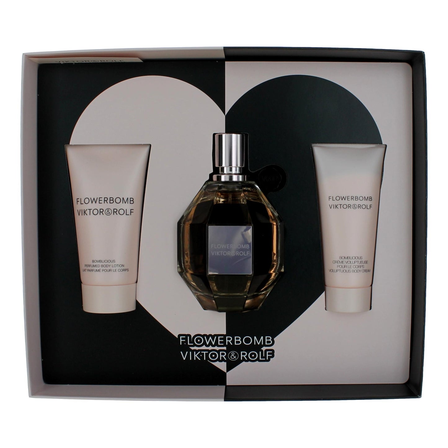 Flowerbomb by Viktor & Rolf, 3 Piece GIft Set for Women by Viktor & Rolf