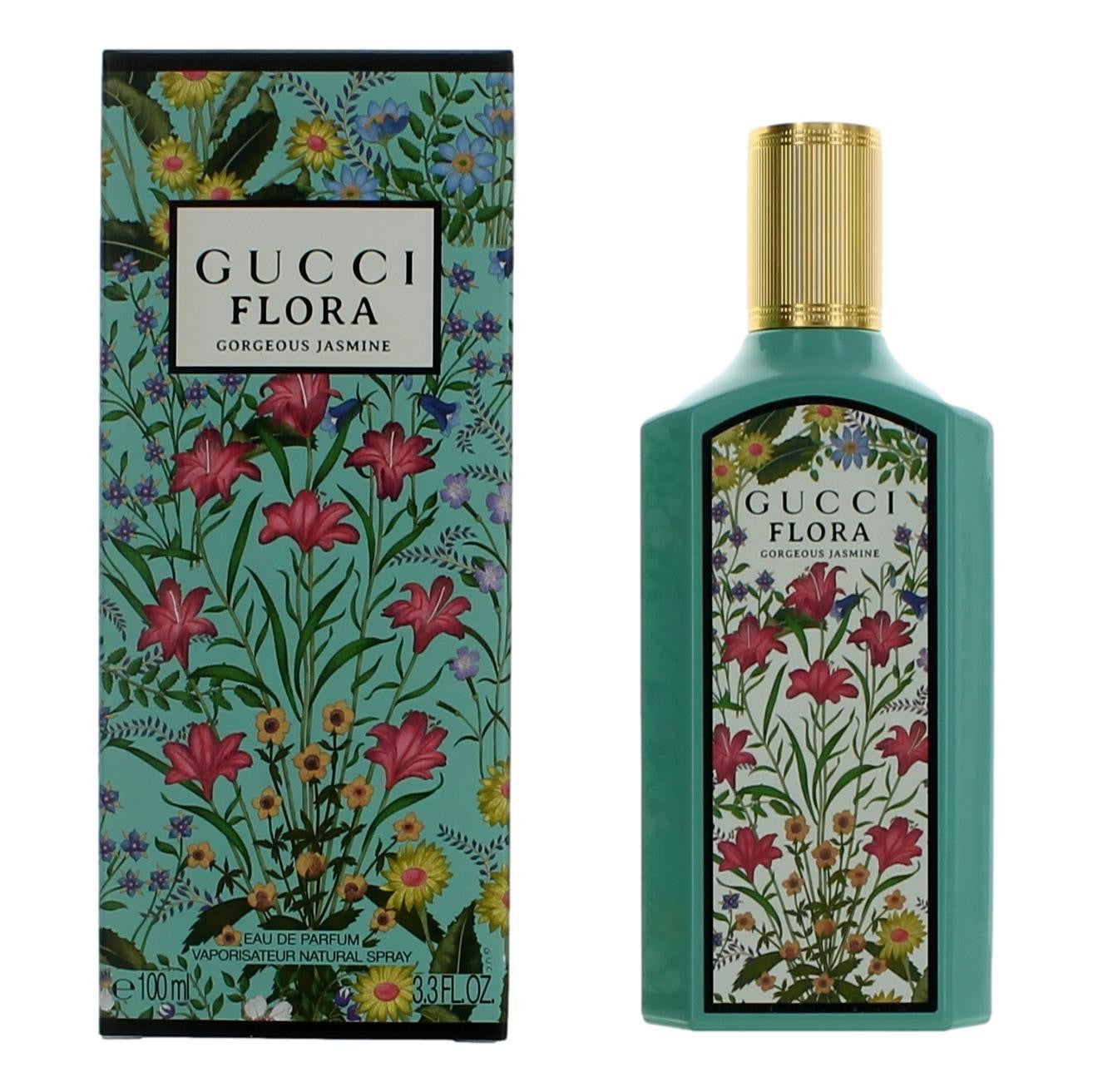 Flora Gorgeous Jasmine by Gucci, 3.3 oz EDP Spray for Women by Gucci