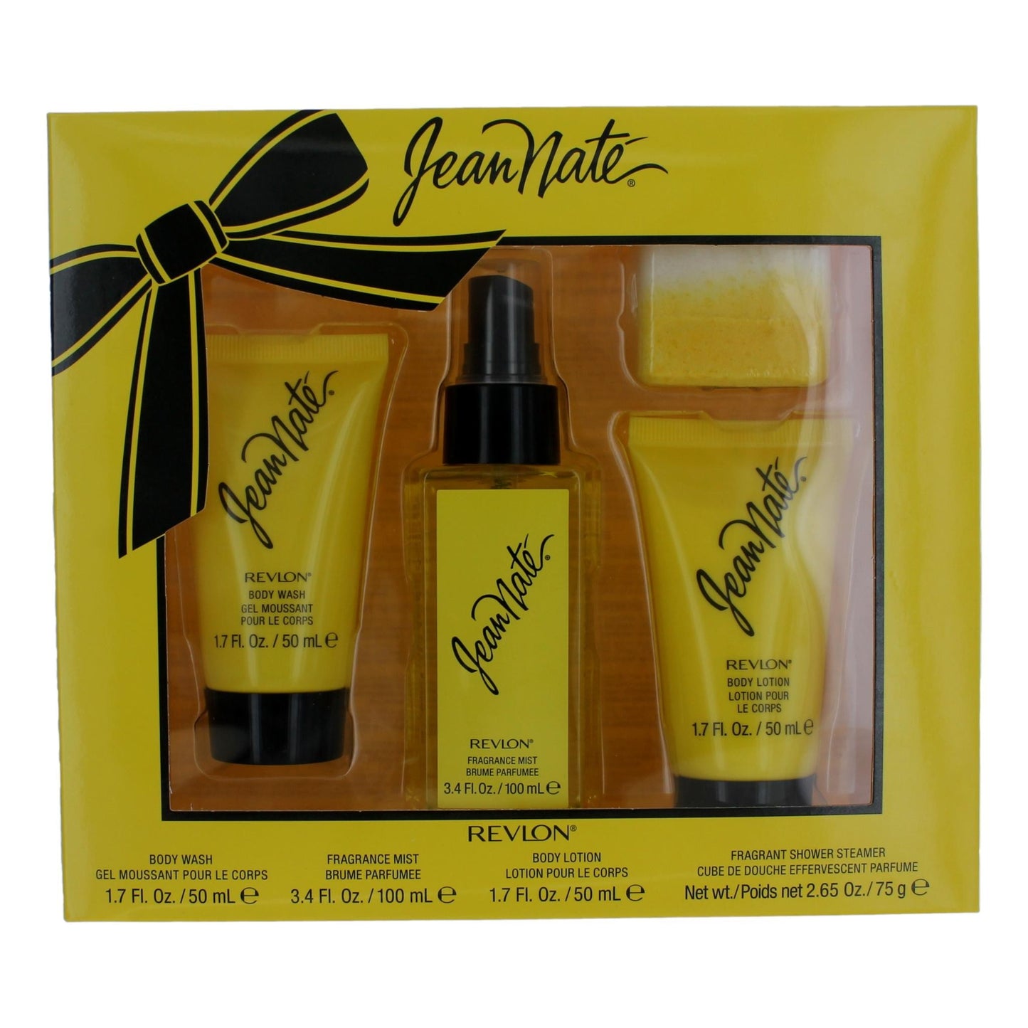 Jean Nate by Revlon, 4 Piece Gift Set for Women by Revlon