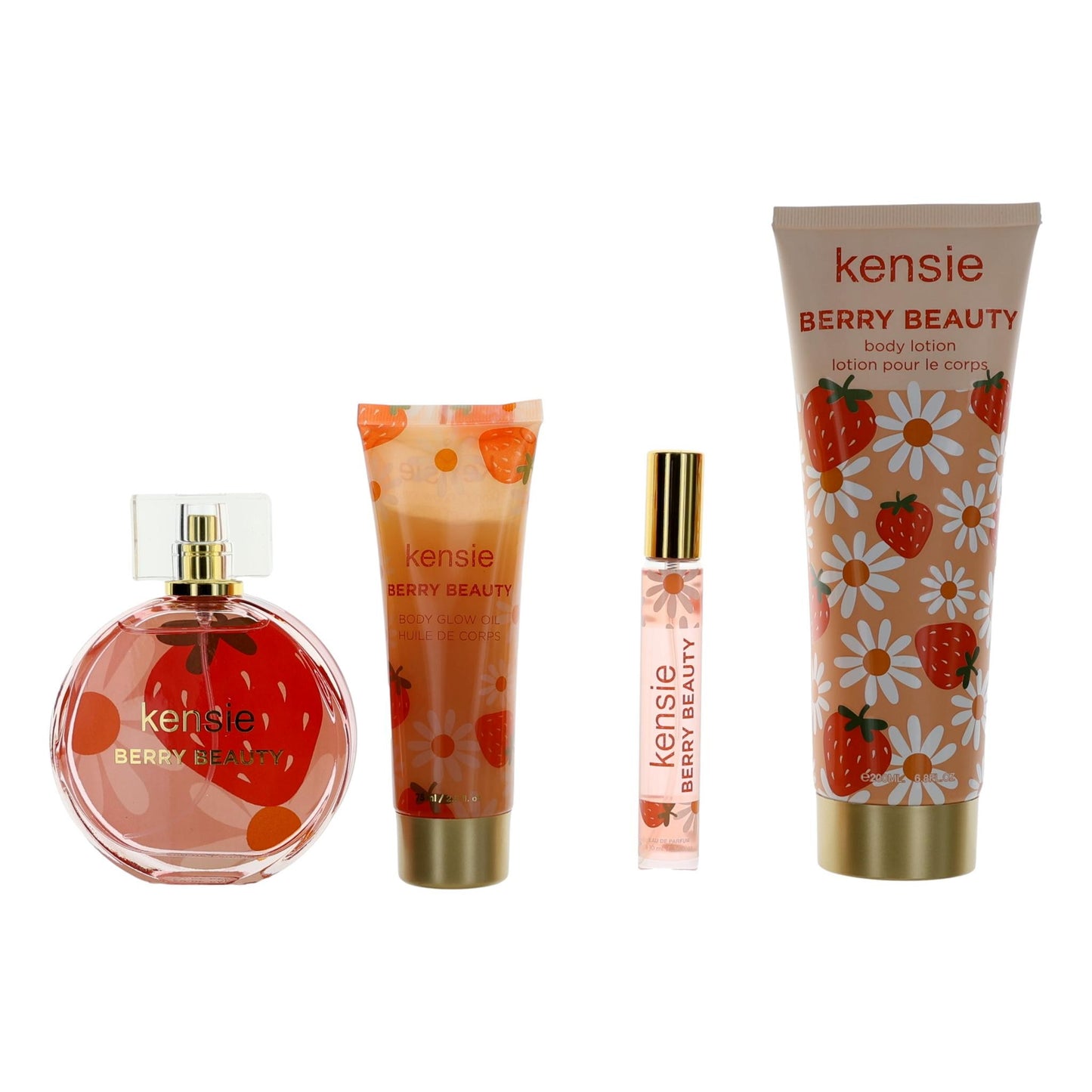 Kensie Berry Beauty by Kensie, 4 Piece Gift Set for Women by Kensie