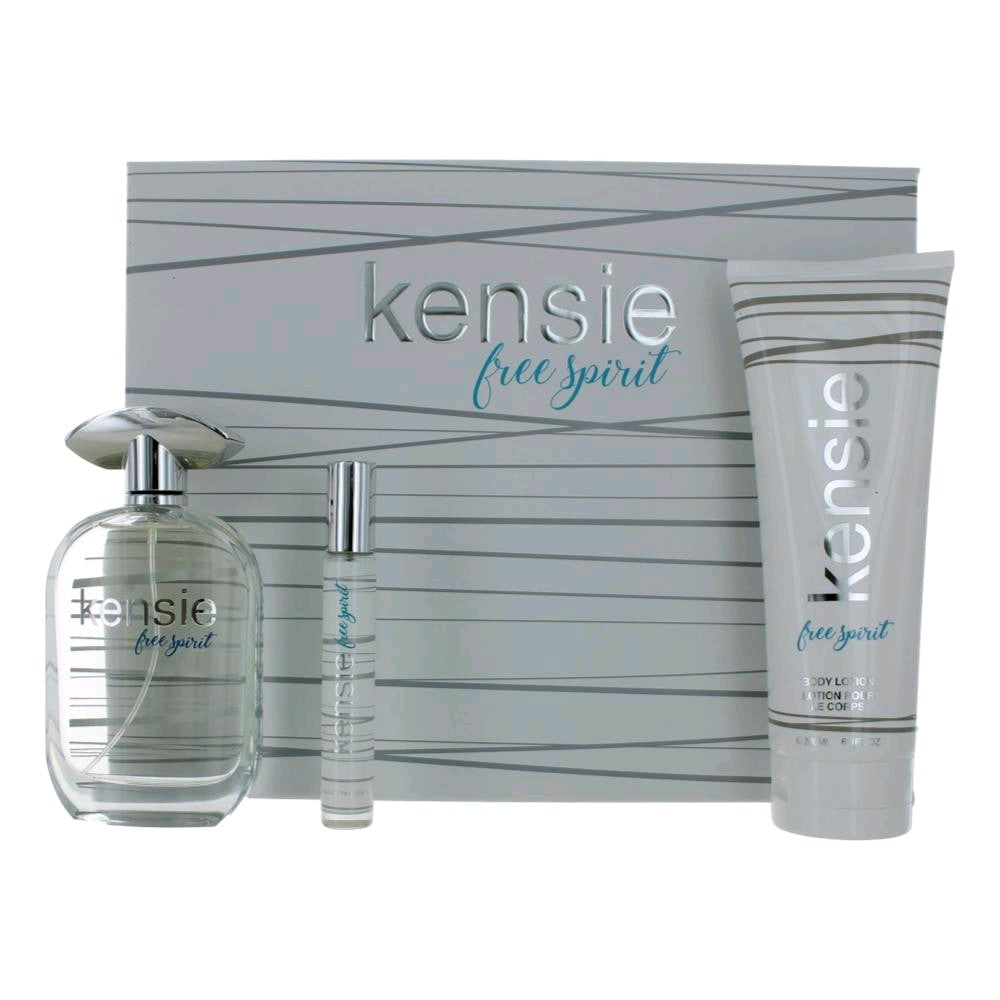 Kensie Free Spirit by Kensie, 3 Piece Gift Set for Women by Kensie