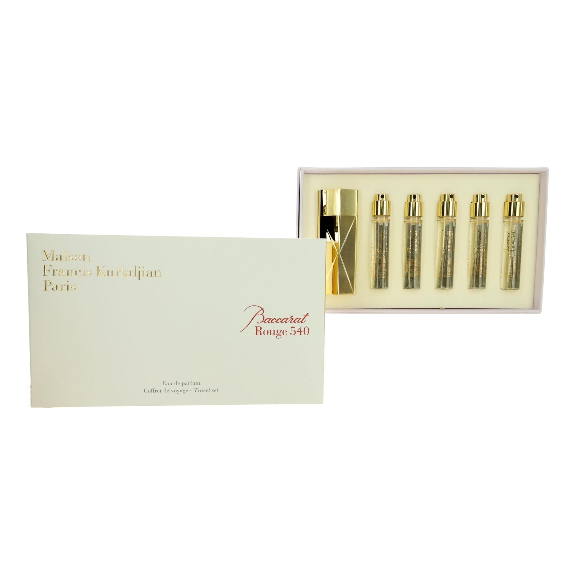 Baccarat Rouge 540 by Maison Francis Kurkdjian, 5 Piece Travel Set women by Maison Francis Kurkdjian