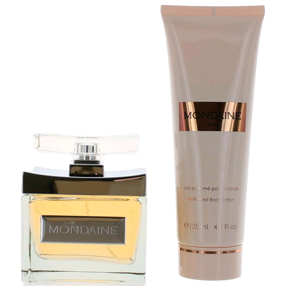 Mondaine by Paris Bleu, 2 Piece Gift Set for Women by Paris Bleu Parfums