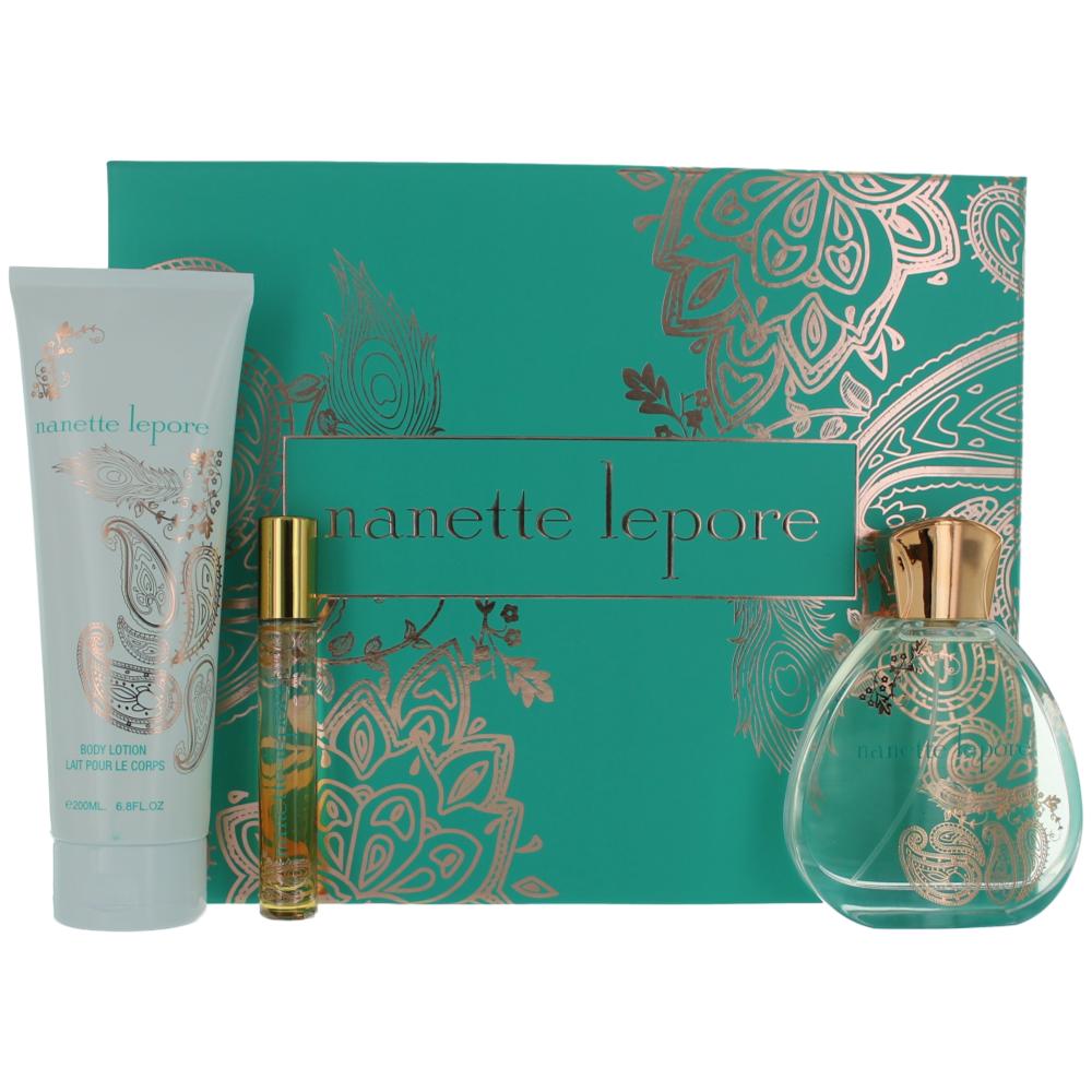 Nanette Lepore by Nanette Lepore, 3 Piece Gift Set for Women by Nanette Lepore