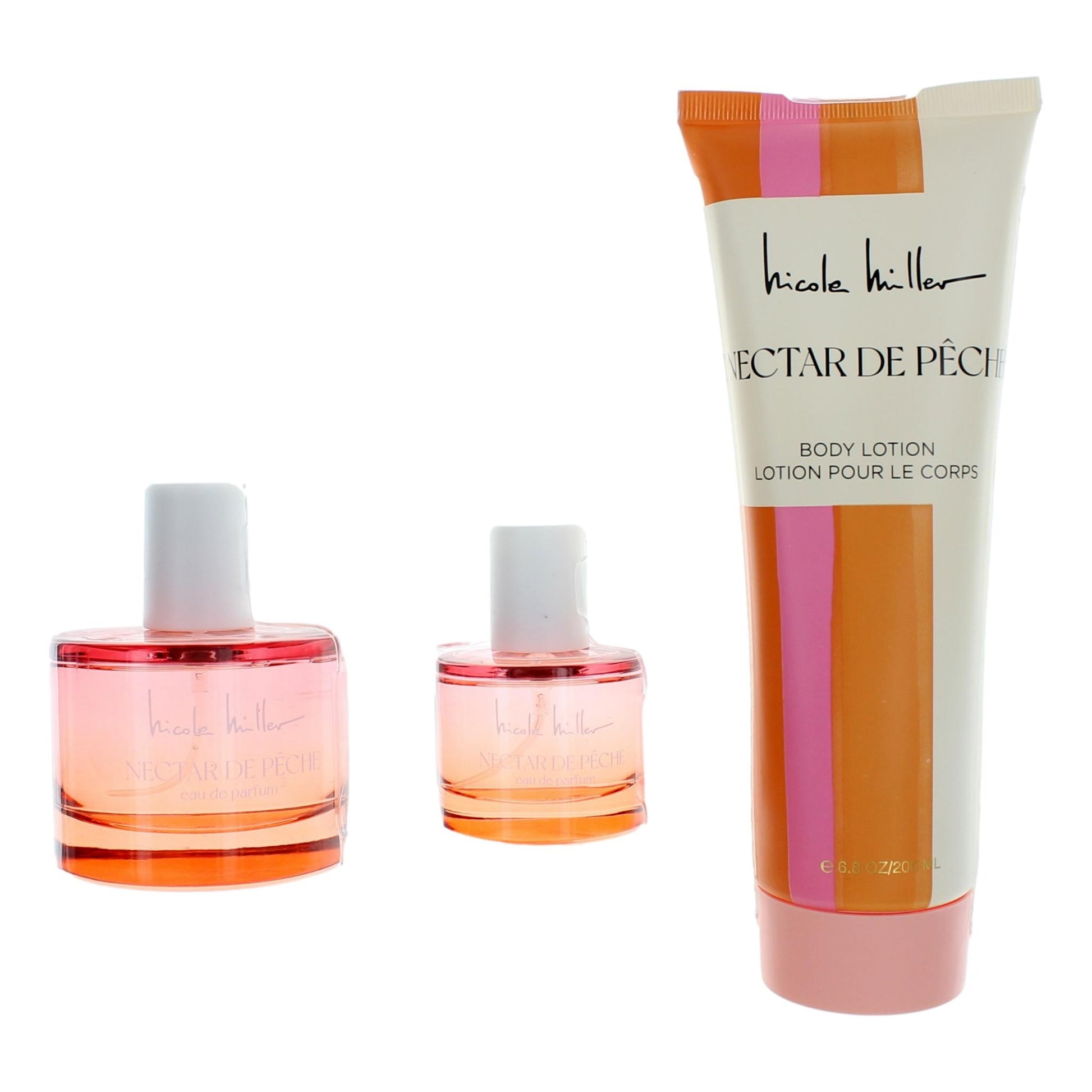 Nectar De Peche by Nicole Miller, 3 Piece Gift set for Women by Nicole Miller