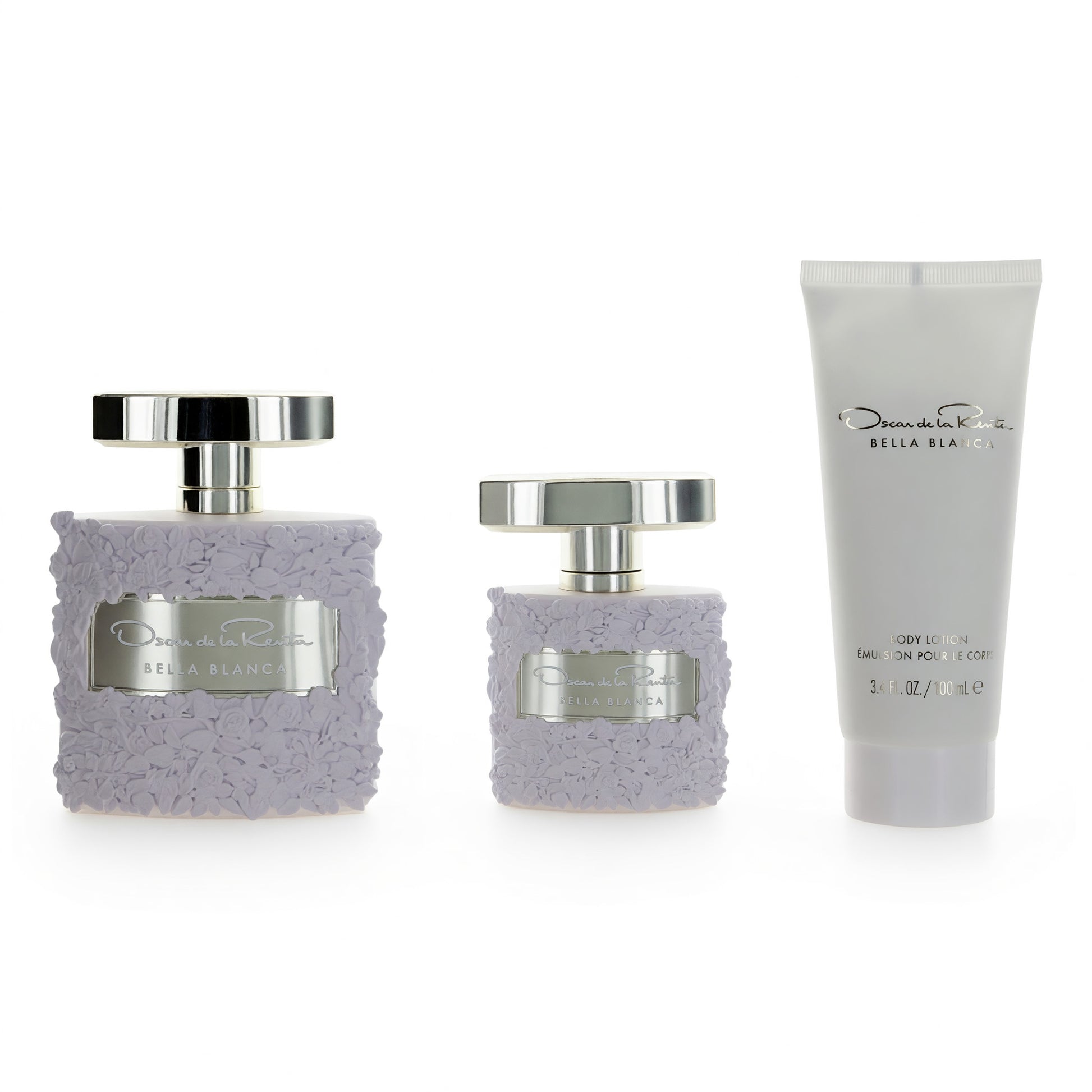 Bella Blanca by Oscar De La Renta, 3 Piece Gift Set for Women by Oscar De La Renta