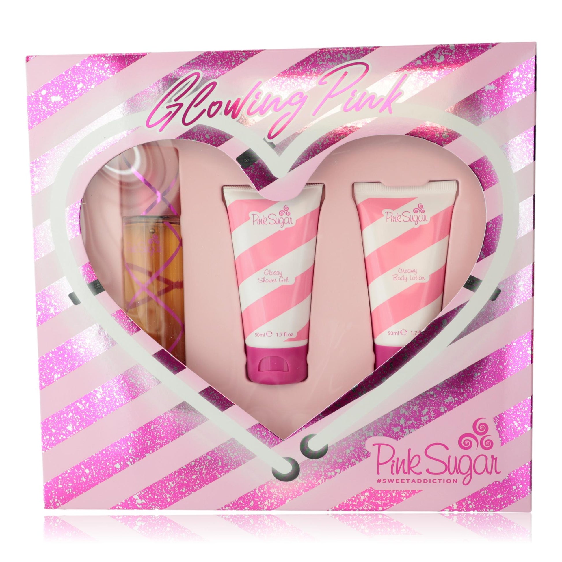 Pink Sugar by Aquolina, 3 Piece Gift Set for Women by Aquolina