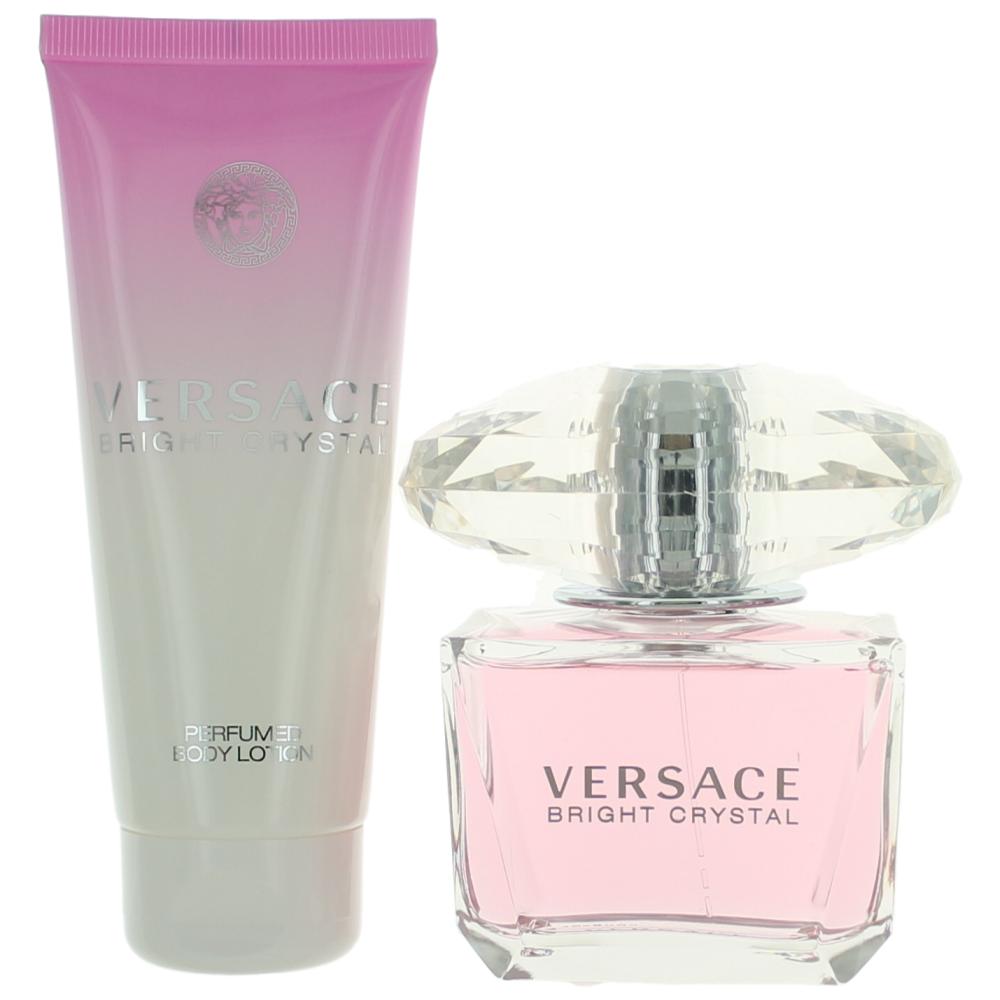 Versace Bright Crystal by Versace, 2 Piece Gift Set for Women by Versace