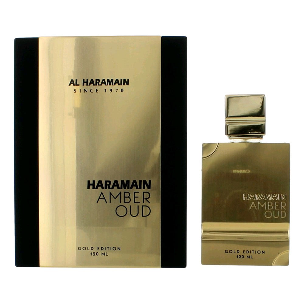 Amber Oud Gold Edition by Al Haramain, 4 oz EDP Spray Unisex by Al Haramain