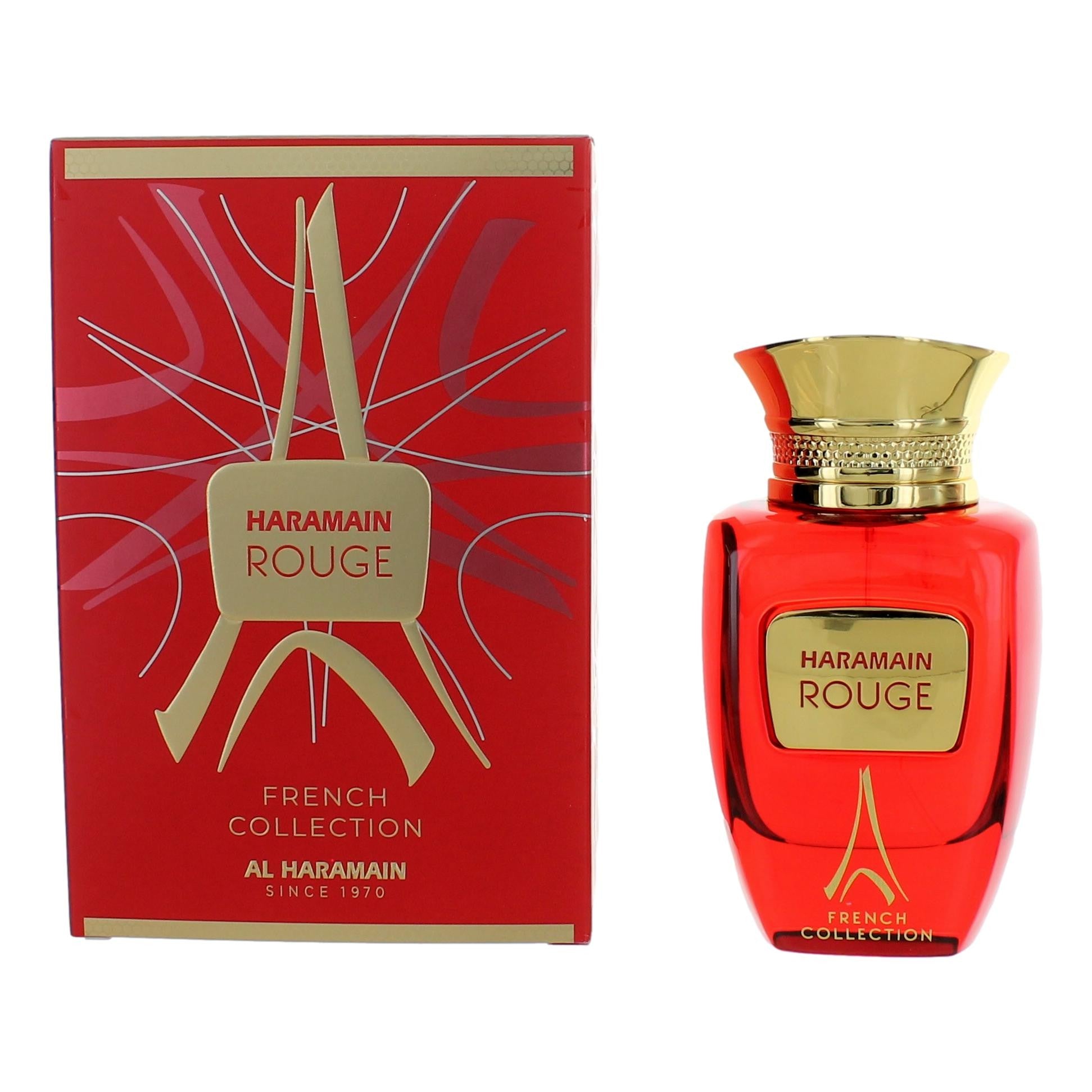Haramain Rouge French Collection by Al Haramain, 3.3oz EDP Spray for Unisex by Al Haramain