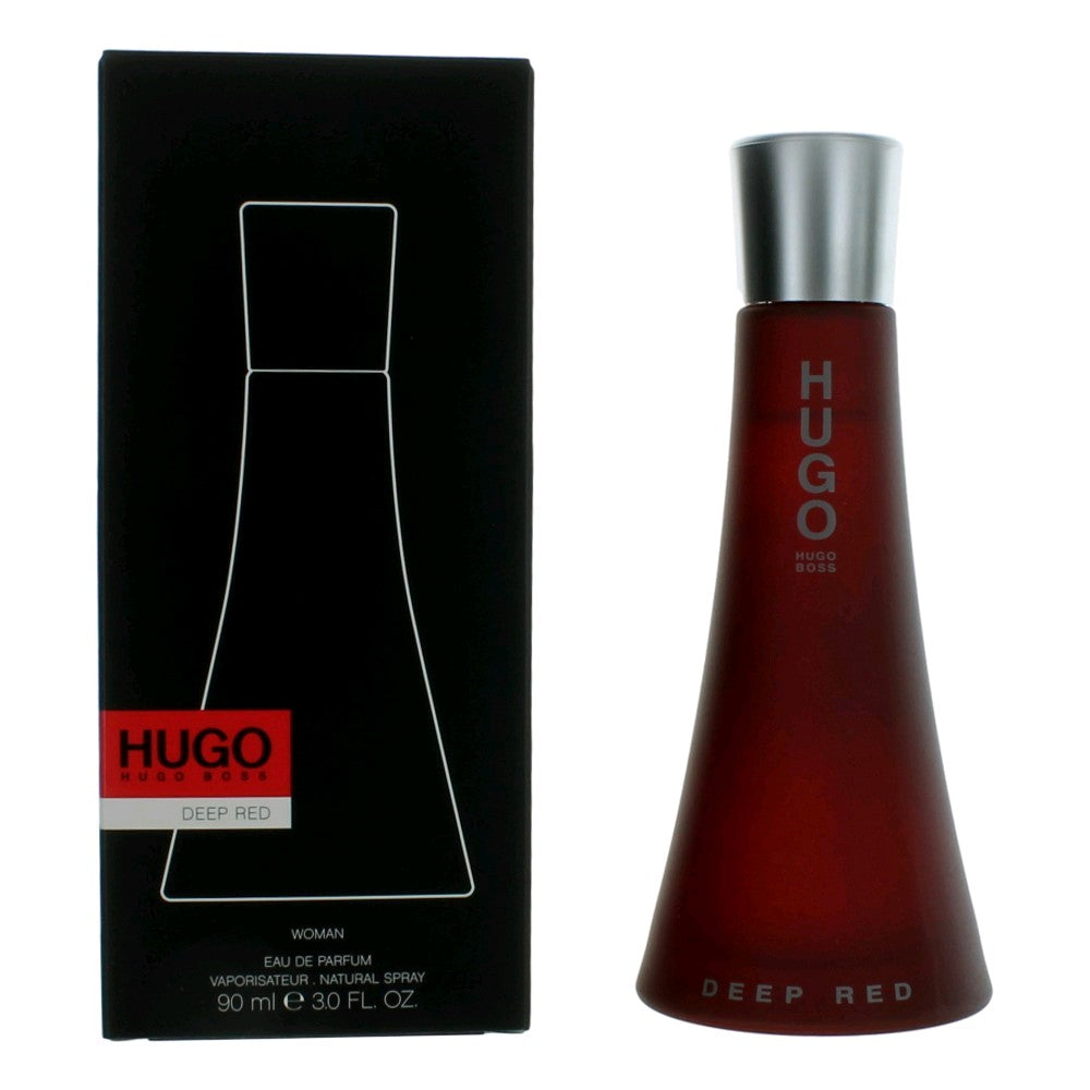 Hugo Deep Red by Hugo Boss, 3 oz EDP Spray for Women by Hugo Boss