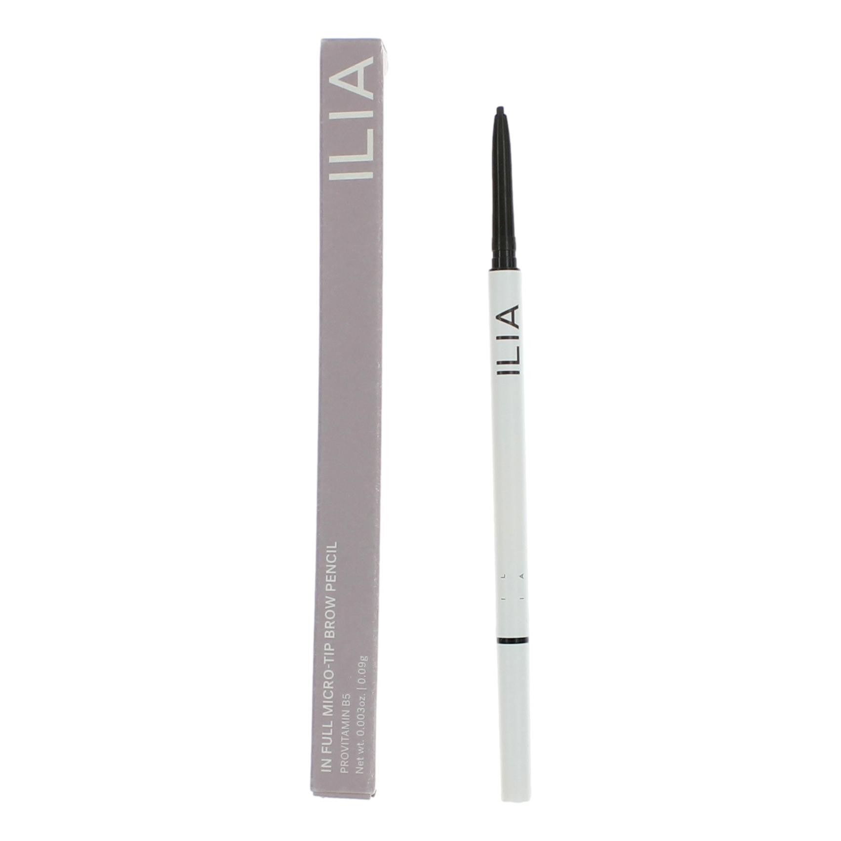 ILIA In Full Micro-Tip Brow Pencil by ILIA, .003 oz Eyebrow Pencil- Soft Black by ILIA