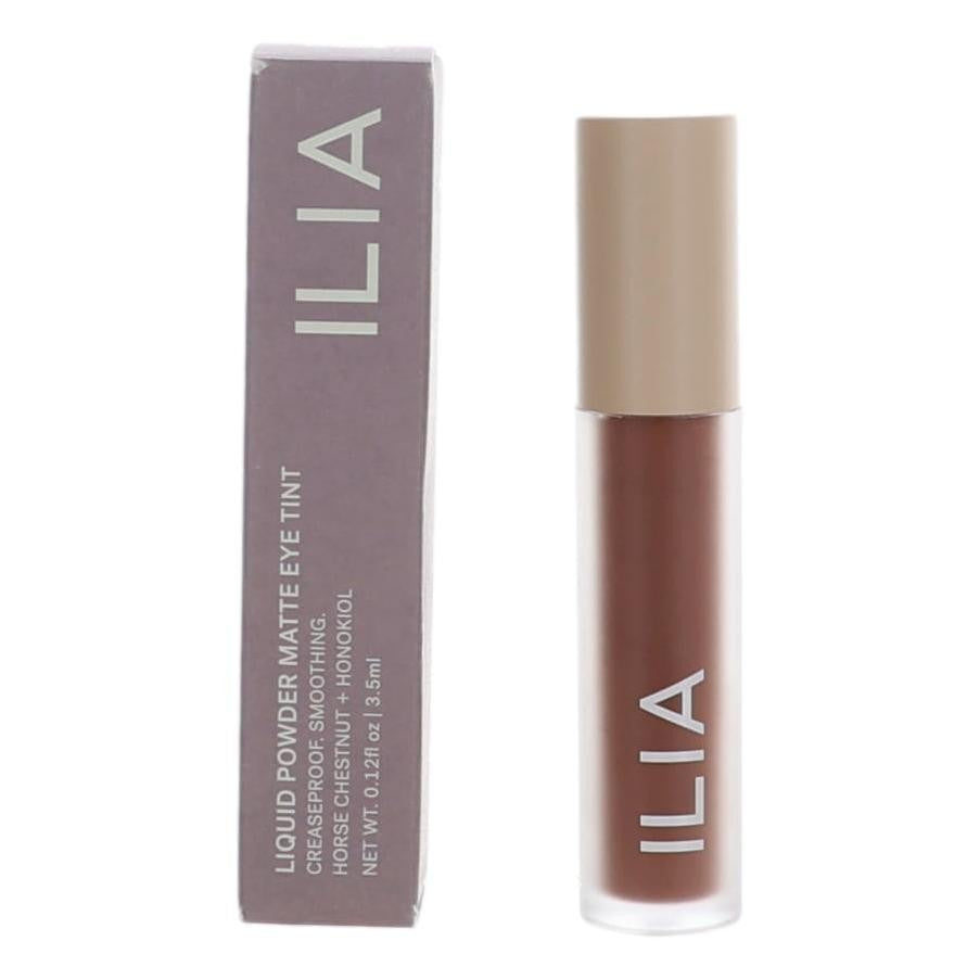 ILIA Liquid Powder Matte Eye Tint by ILIA, .12 oz Eye Tint- Tannin by ILIA