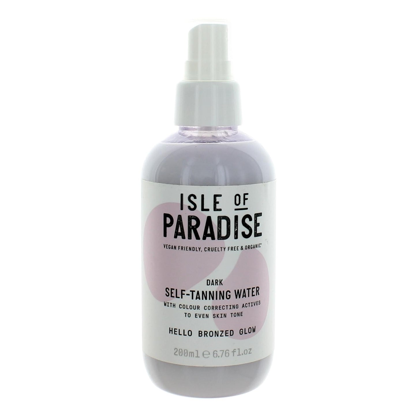 Isle of Paradise Hello Bronzed Glow, 6.76 oz Self Tanning Water - Dark by Isle of Paradise