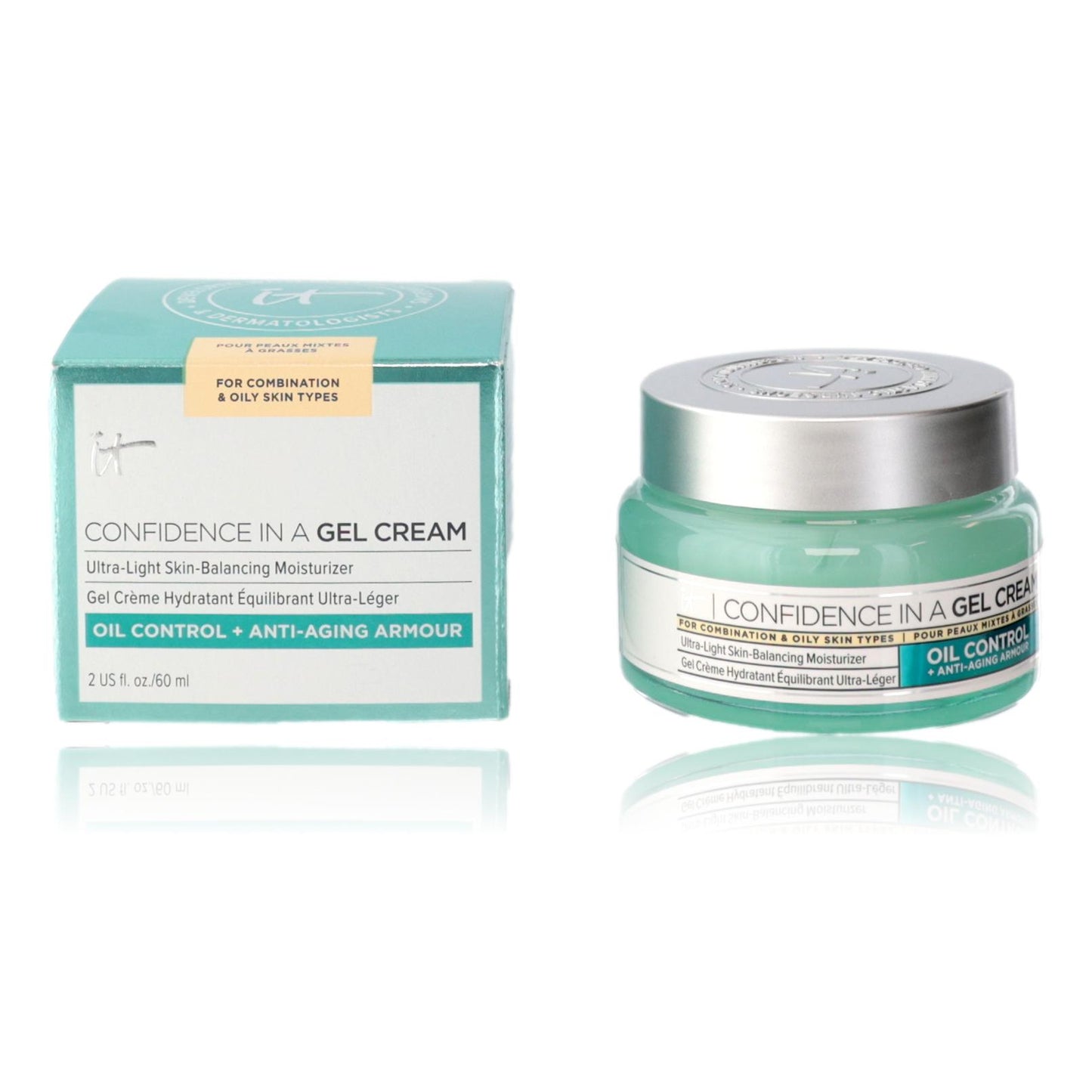 It Cosmetics Confidence in a Gel Cream by It Cosmetics, 2oz Facial Cream by It Cosmetics