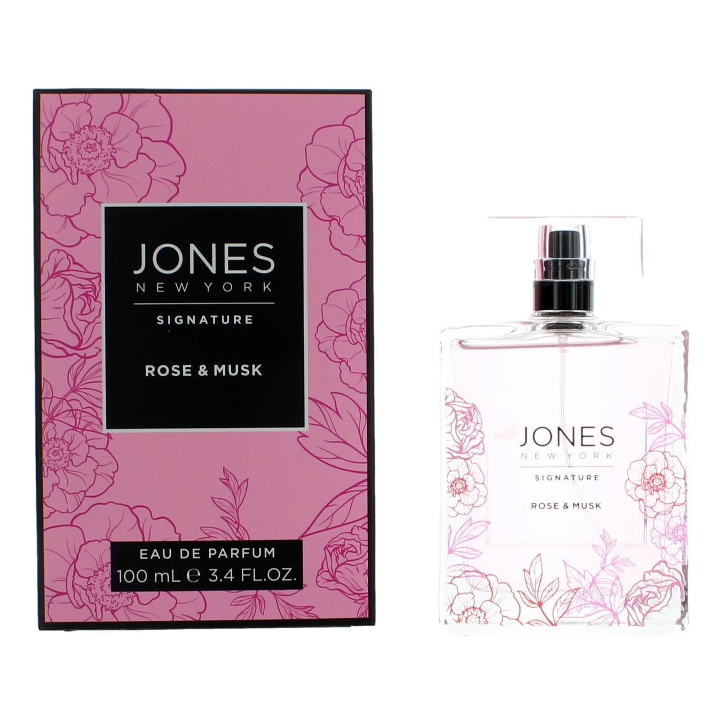Rose & Musk by Jones New York, 3.4 oz EDP Spray for Women by Jones New York