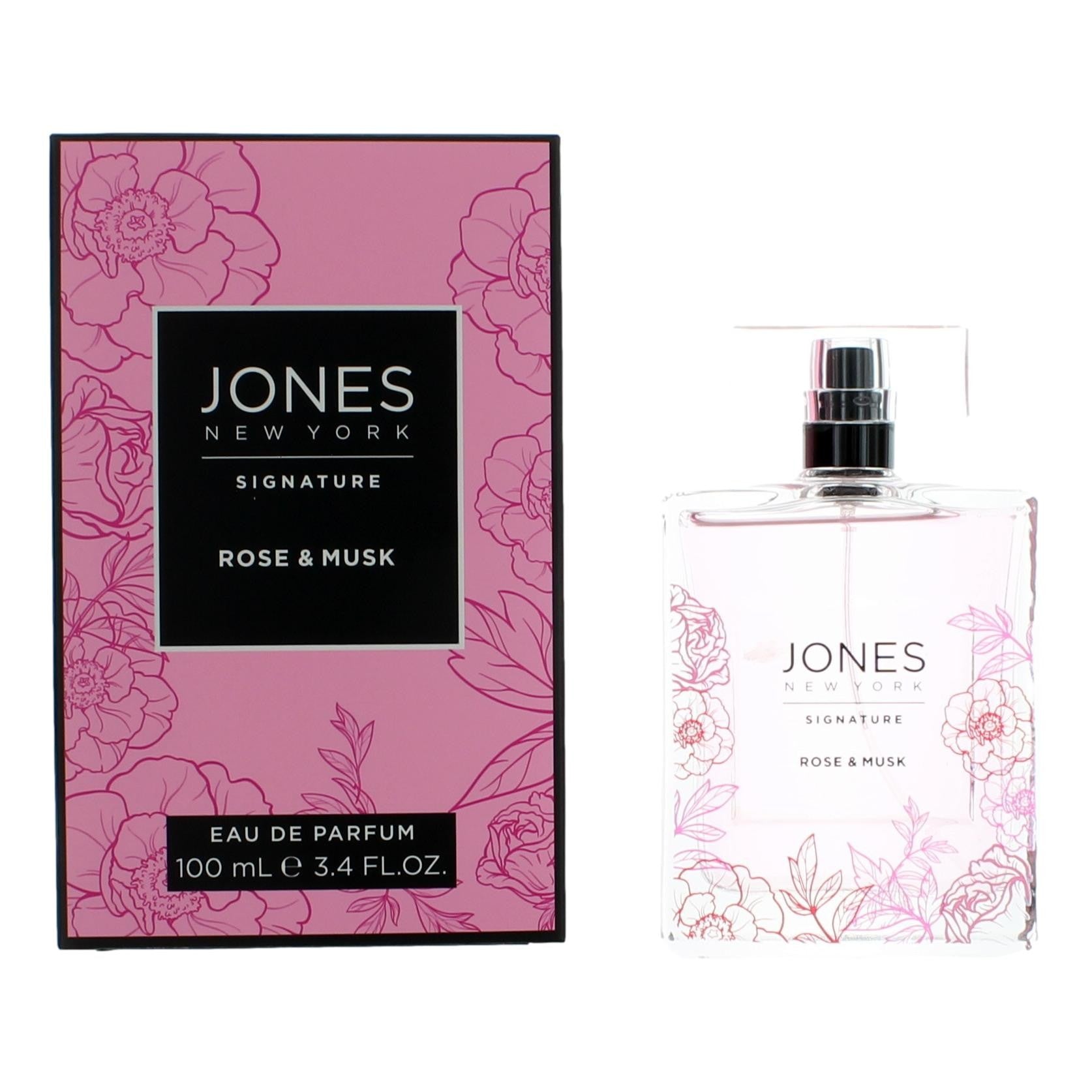 Rose & Musk by Jones New York, 3.4 oz EDP Spray for Women by Jones New York