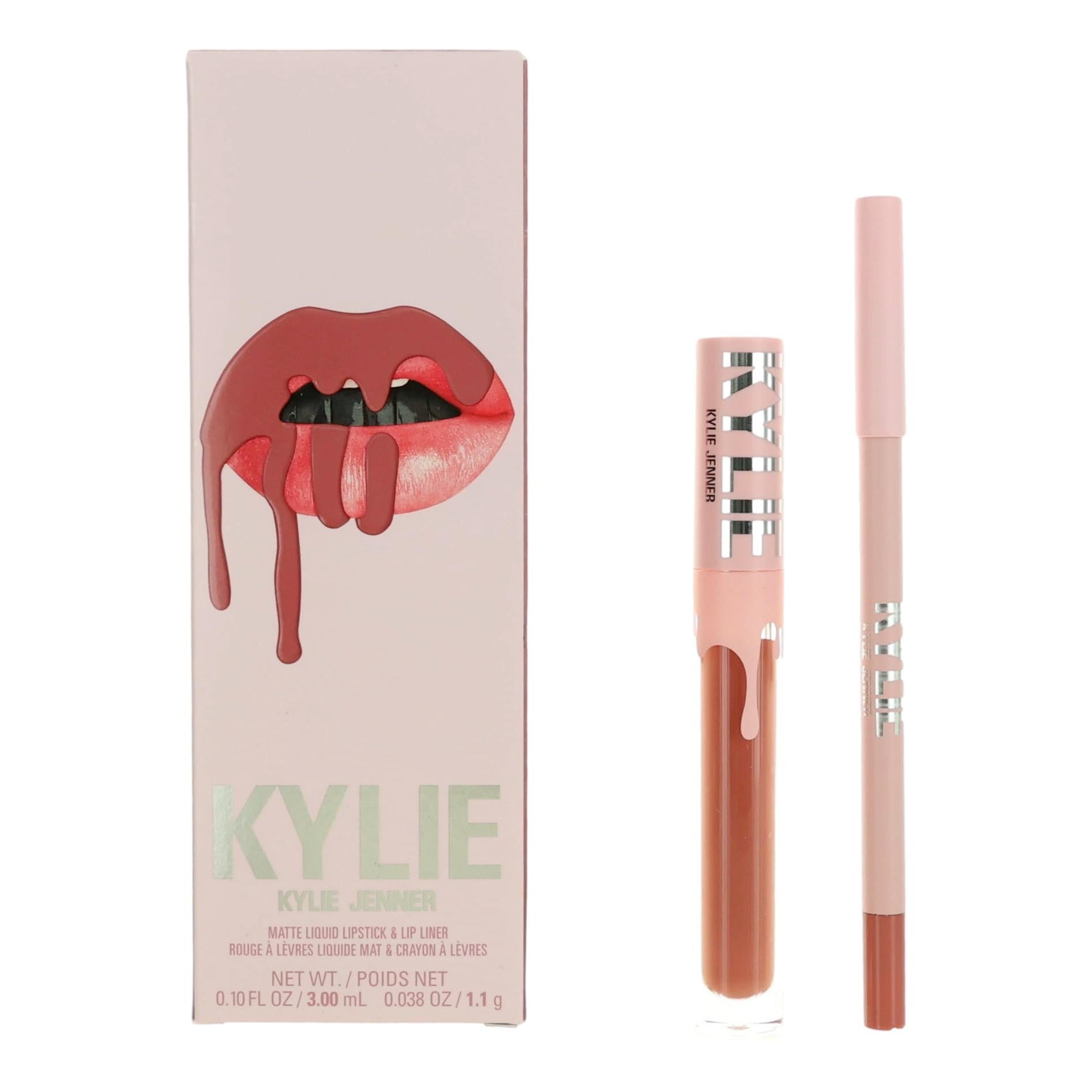 Kylie Matte Liquid Lipstick & Lip Liner by Kylie Jenner- Angel by Kylie Jenner