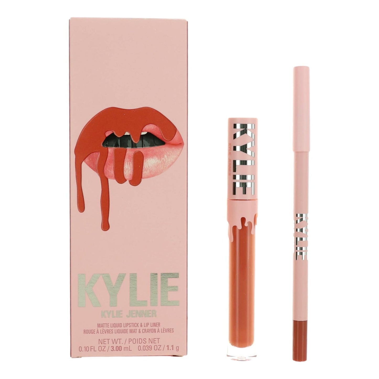 Kylie Matte Liquid Lipstick & Lip Liner by Kylie Jenner- Snow Way Bae by Kylie Jenner