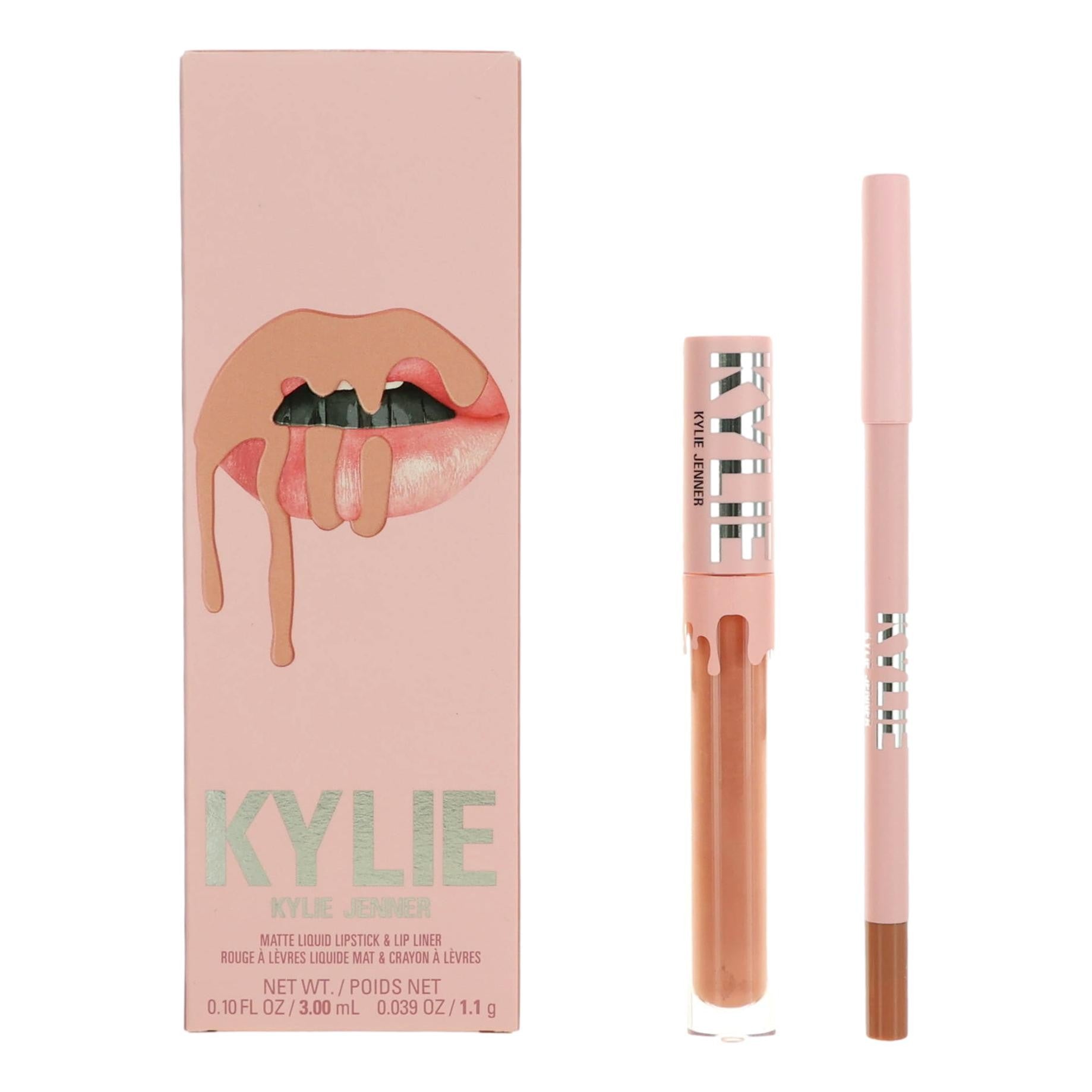 Kylie Matte Liquid Lipstick & Lip Liner by Kylie Jenner- Bare by Kylie Jenner