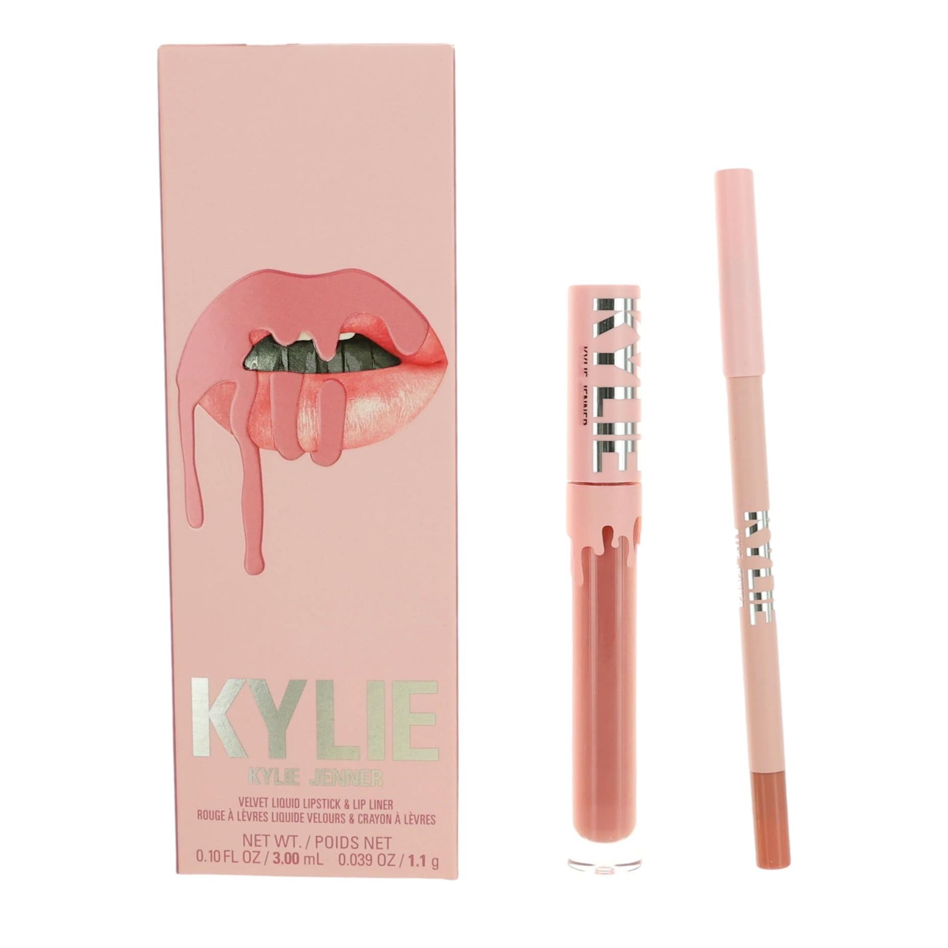 Kylie Matte Velvet Lipstick & Lip Liner by Kylie Jenner, Lip Kit - Charm by Kylie Jenner