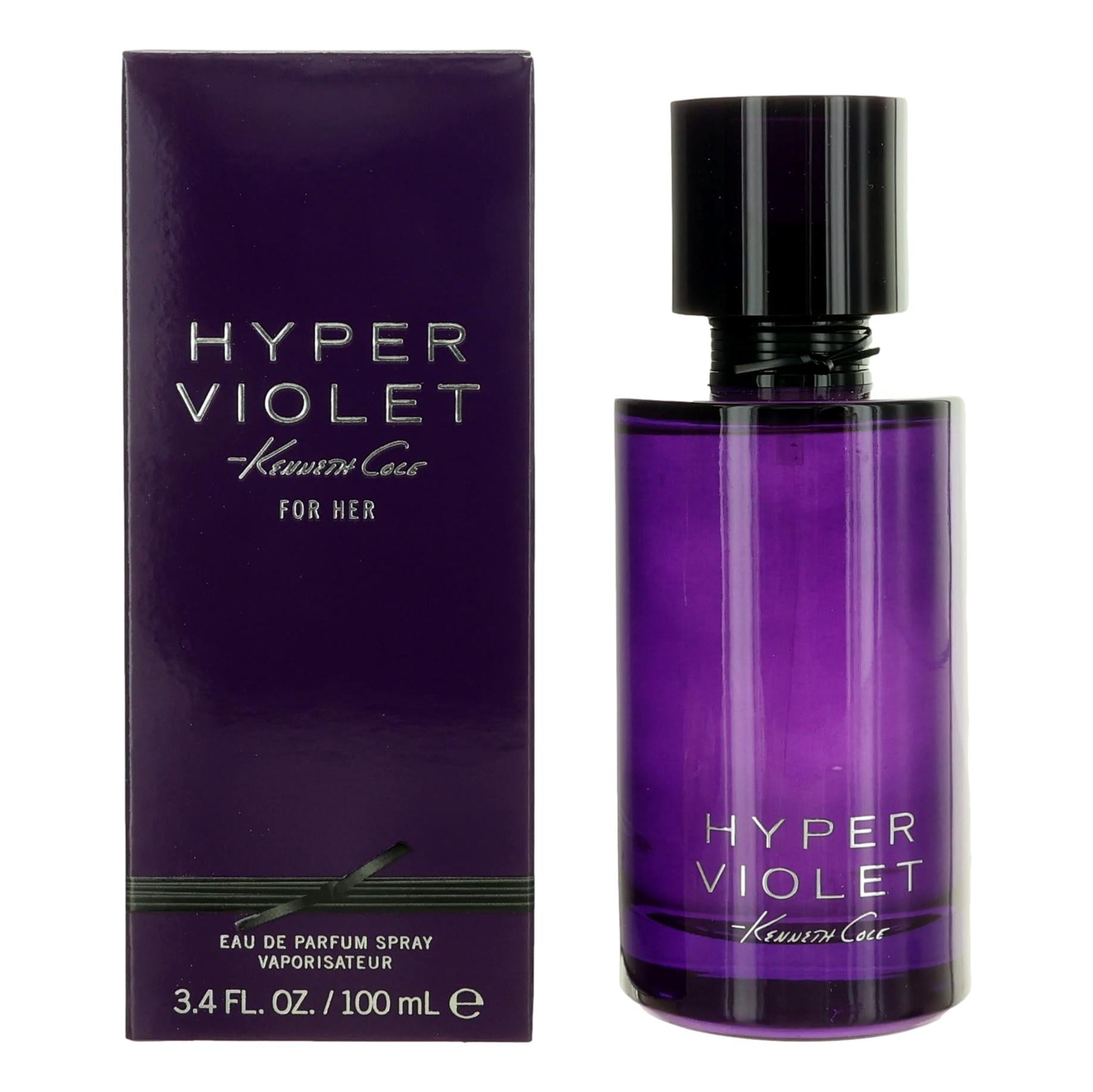 Kenneth Cole Hyper Violet by Kenneth Cole, 3.4 oz EDP Spray for Women by Kenneth Cole