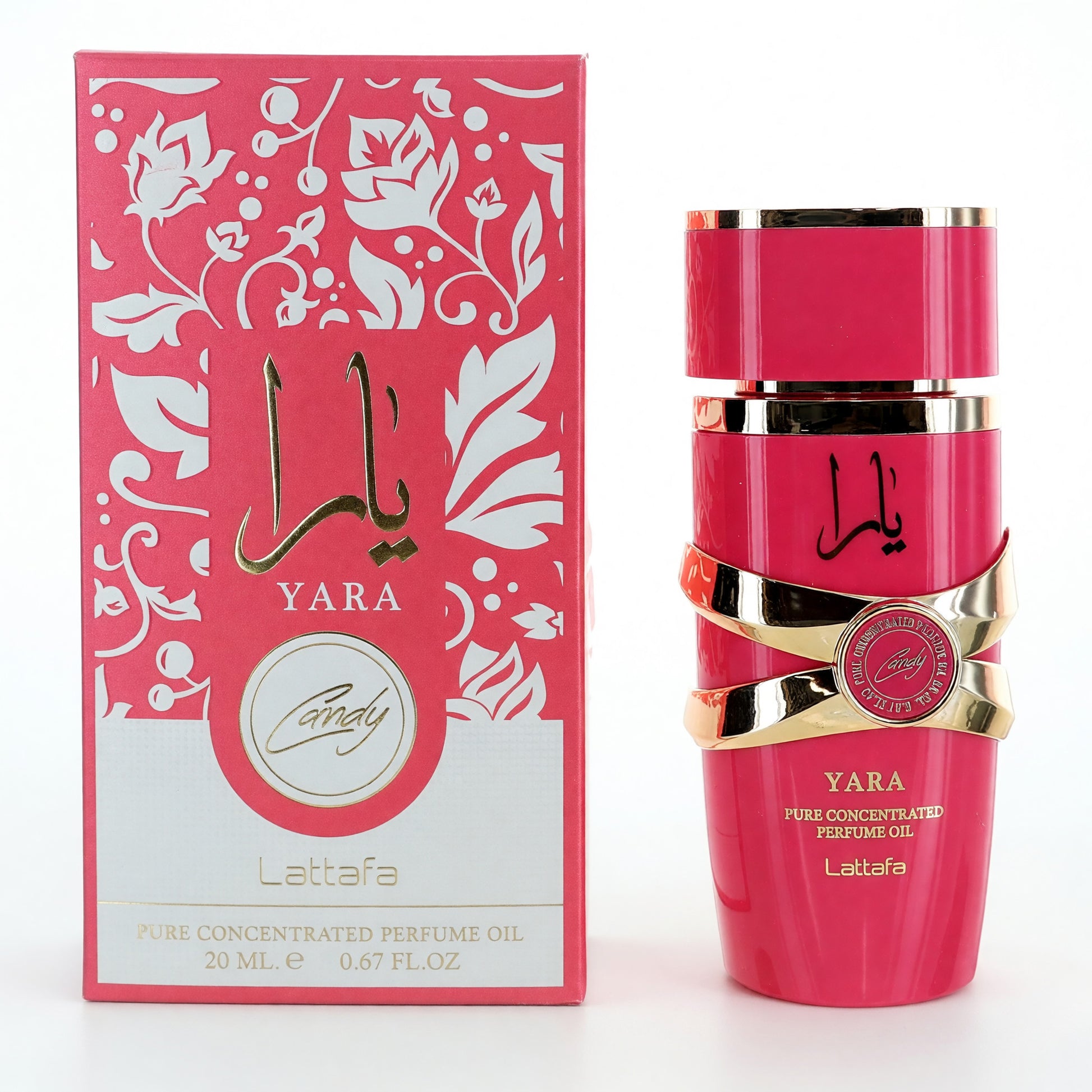 Yara Candy by Lattafa, 0.7 oz Concentrated Perfume Oil for Women by Lattafa