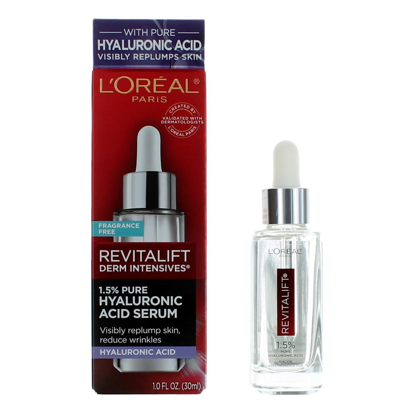 L'Oreal Paris Revitalift Derm Intensives, 1oz 1.5 pct Pure Hyaluronic Acid Serum by L'Oreal