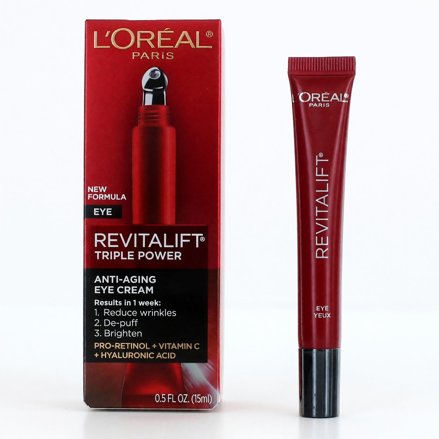 L'Oreal Revitalift Triple Power by L'Oreal, 0.5oz Anti-Aging Eye Cream by L'Oreal