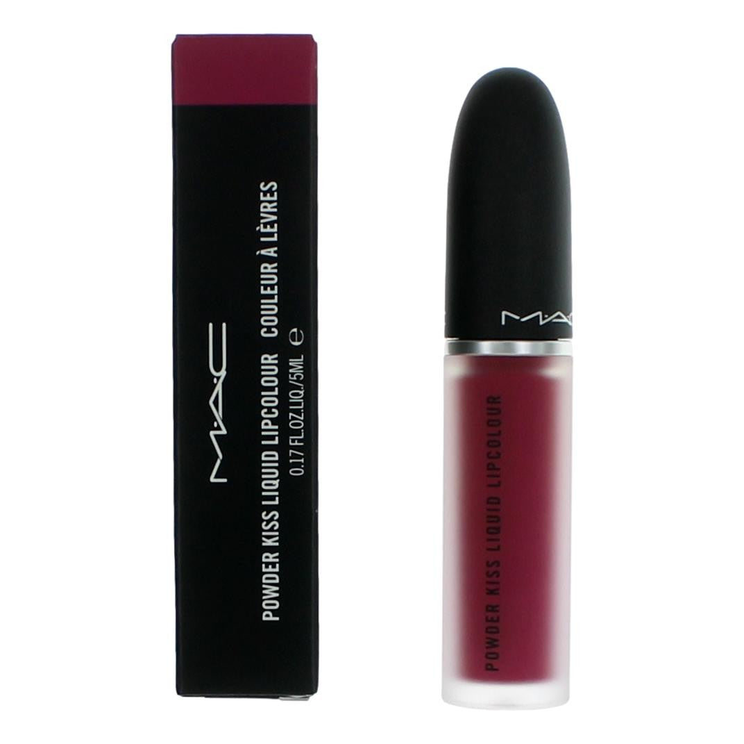 MAC Powder Kiss Liquid Lipcolor by MAC, .17 oz Lipstick- 986 Make It Fashun! by MAC