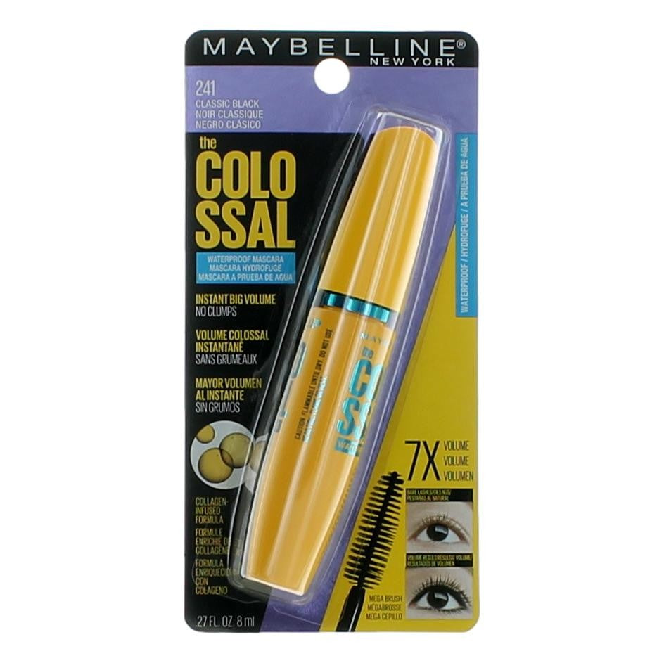Maybelline The Colossal Waterproof Mascara, 0.27oz Mascara - 241 Classic Black by Maybelline
