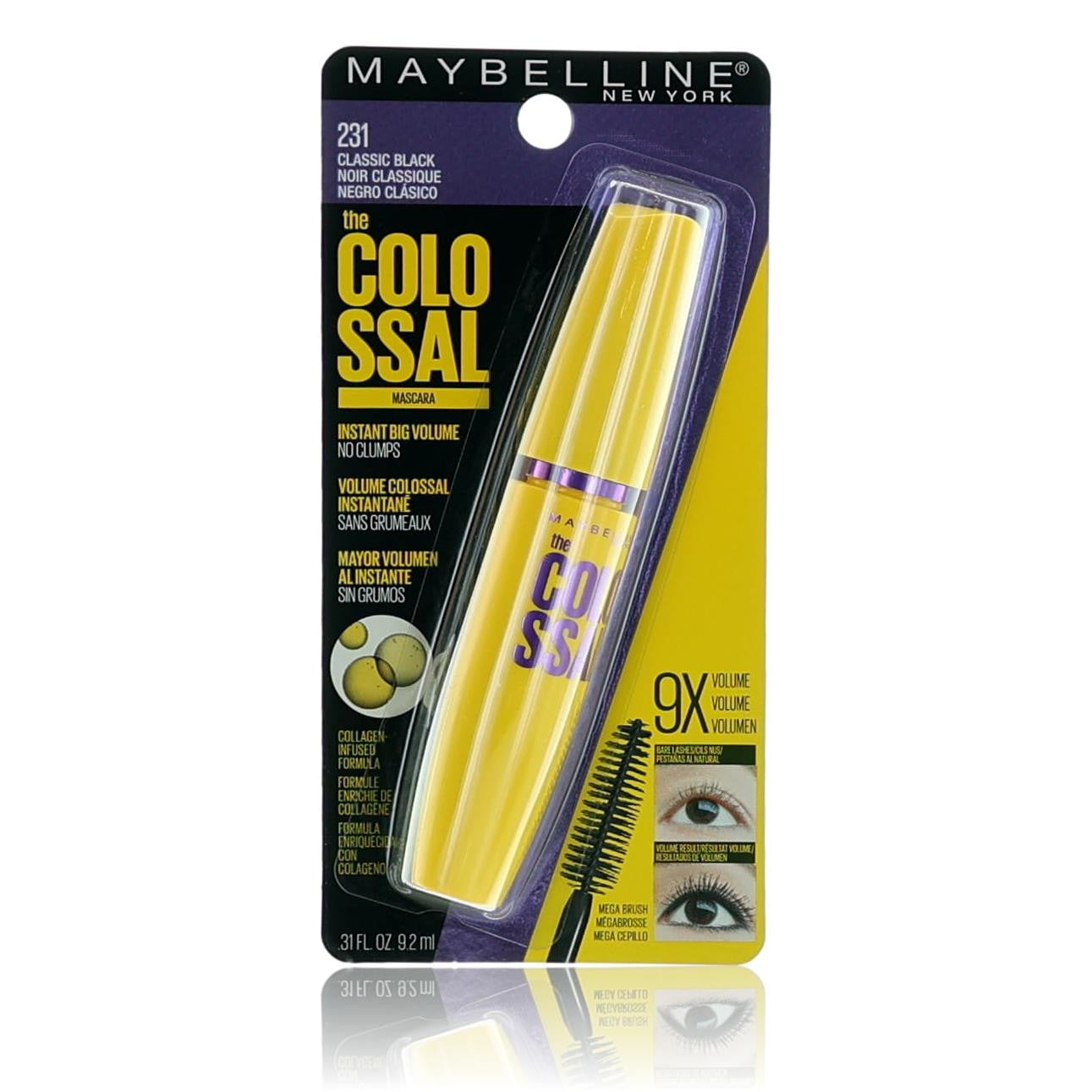 Maybelline The Colossal Mascara, 0.31oz Mascara - 231 Classic Black by Maybelline