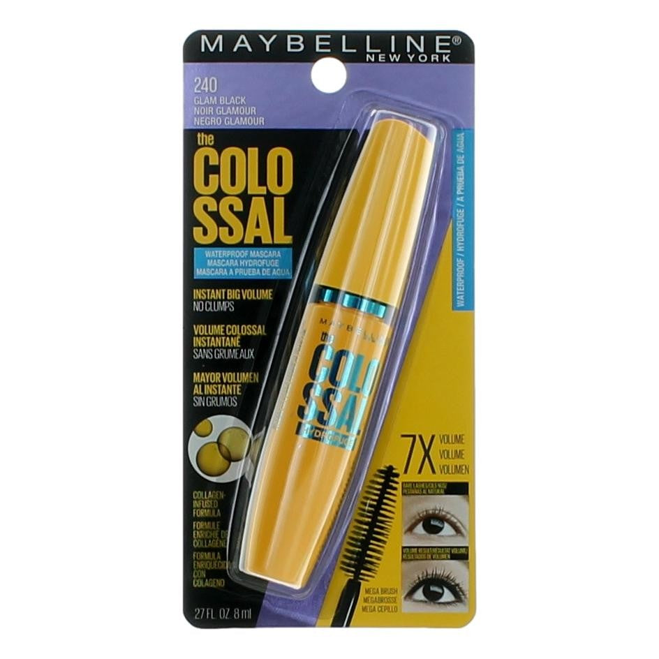 Maybelline The Colosal Waterproof Mascara by Maybelline, 0.27oz - 240 Glam Black by Maybelline