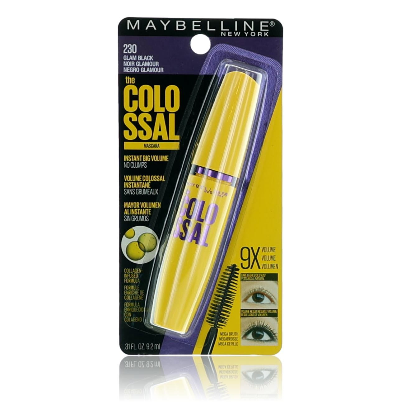 Maybelline The Colossal Mascara by Maybelline, 0.31oz Mascara - 230 Glam Black by Maybelline