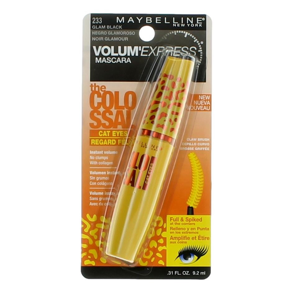 Maybelline The Colossal Cat Eye Mascara, 0.31oz Mascara - 233 Glam Black by Maybelline