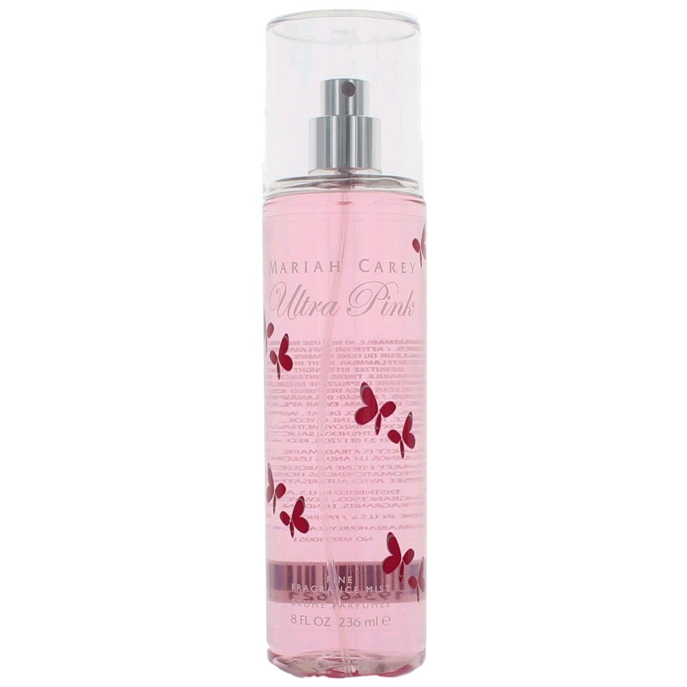 Ultra Pink by Mariah Carey, 8 oz Fine Fragrance Mist for Women by Mariah Carey