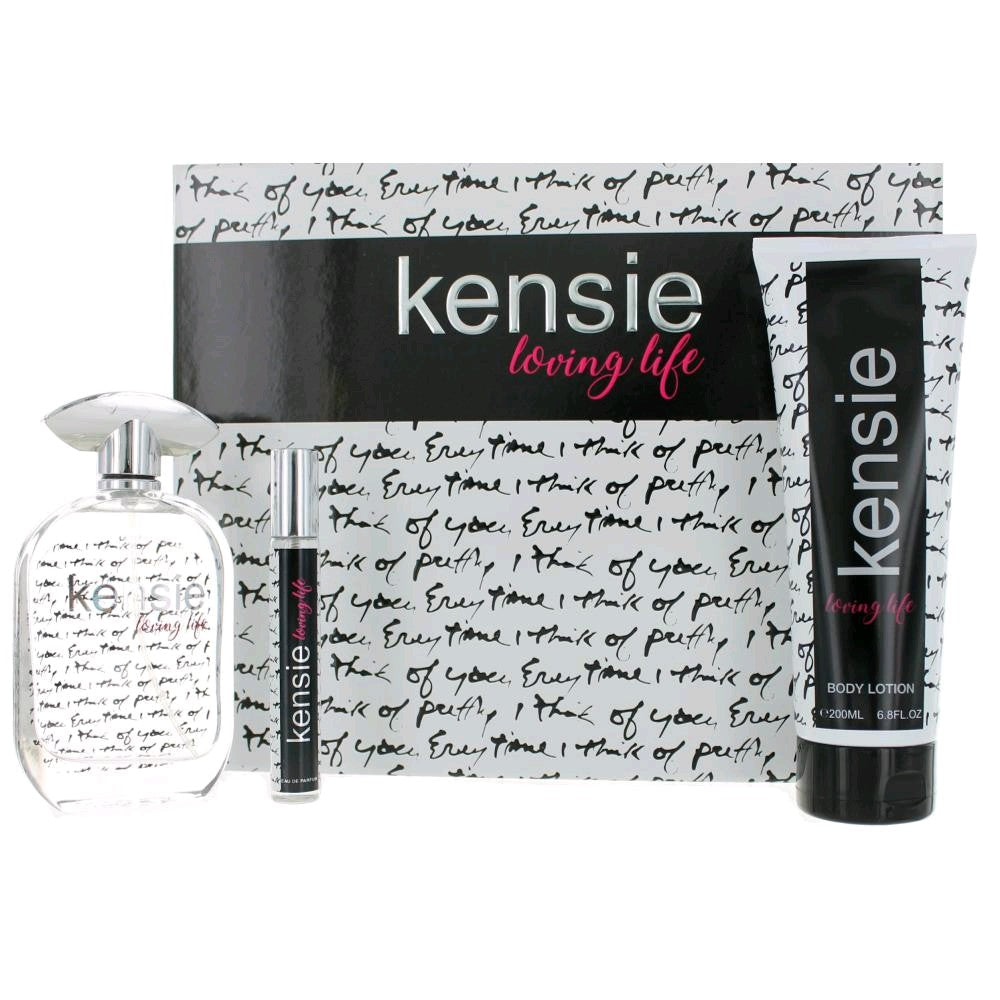 Kensie Loving Life by Kensie, 3 Piece Gift Set for Women by Kensie