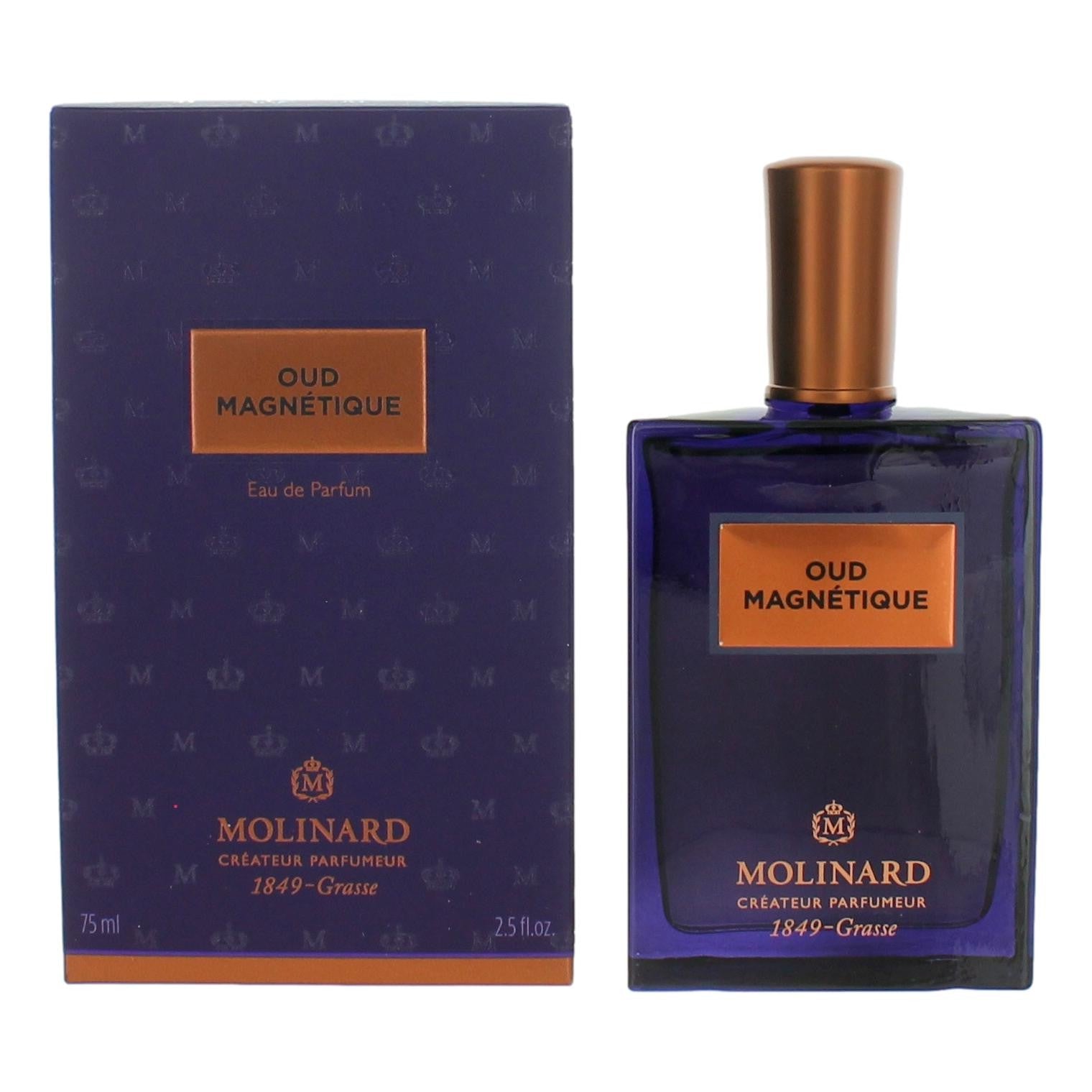 Oud Magnetique by Molinard, 2.5 oz EDP Spray for Unisex by Molinard