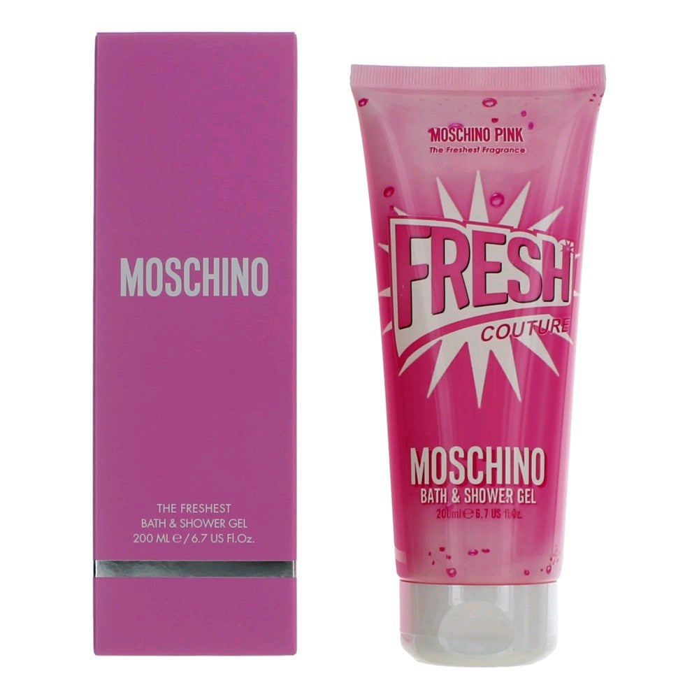Moschino Pink Fresh Couture by Moschino, 6.7oz Bath and Shower Gel women by Moschino