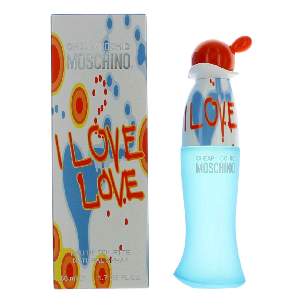 I Love Love Cheap & Chic by Moschino, 1.7 oz EDT Spray for Women by Moschino